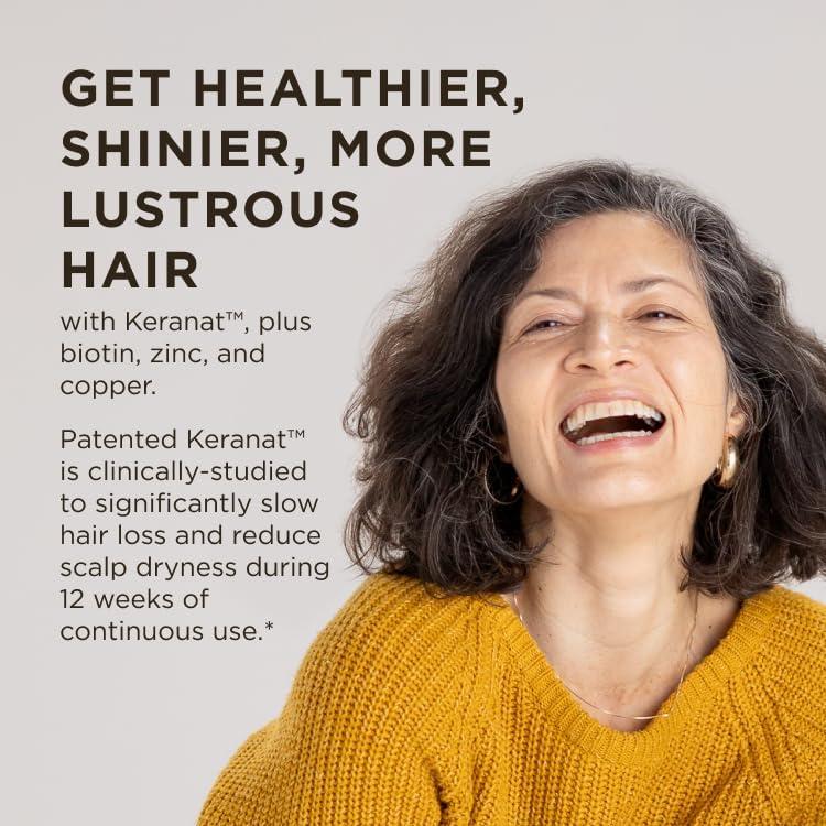 Suplemento Crecimiento Cabello Solgar Biotina 30 Cápsulas