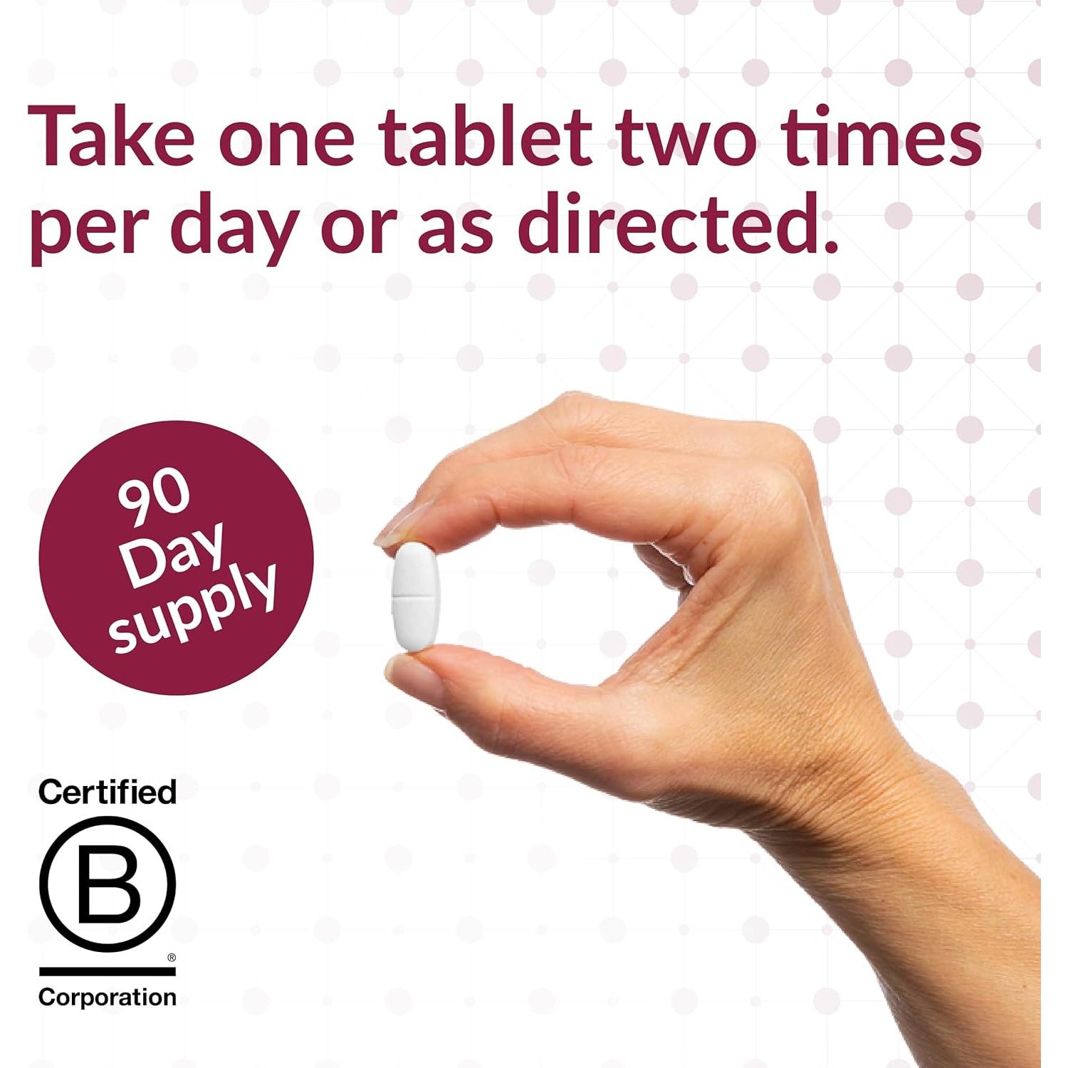 Tabletas de Zinc Quelado Bariatric Advantage 20 mg - 180 Unidades