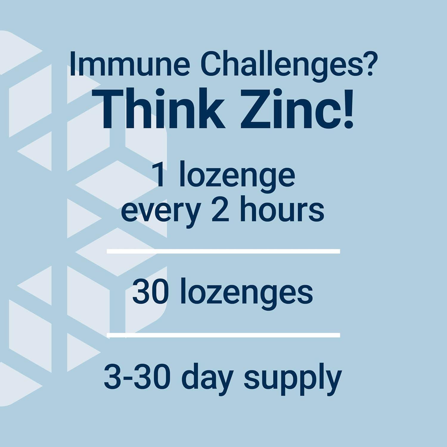 Pastillas de Zinc Life Extension 30 unidades Soporte Inmunológico