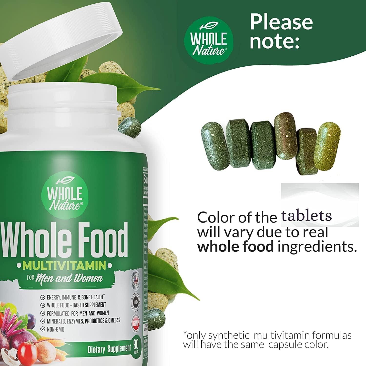 Multivitamina Integral Whole Nature 2 Unidades - Vegana y Natural