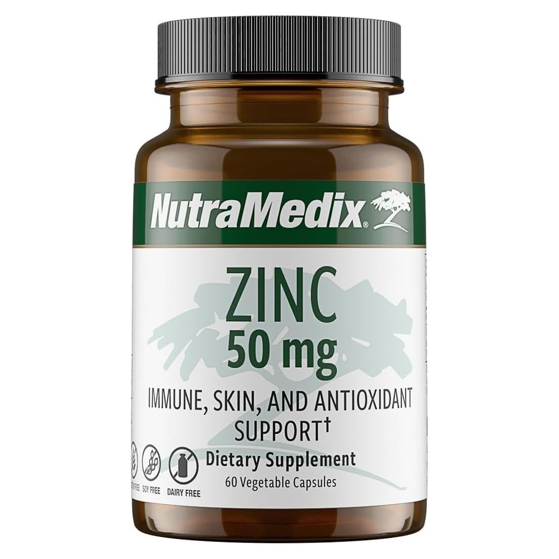 Suplemento de Zinc 50mg NutraMedix - 60 Cápsulas para Inmunidad