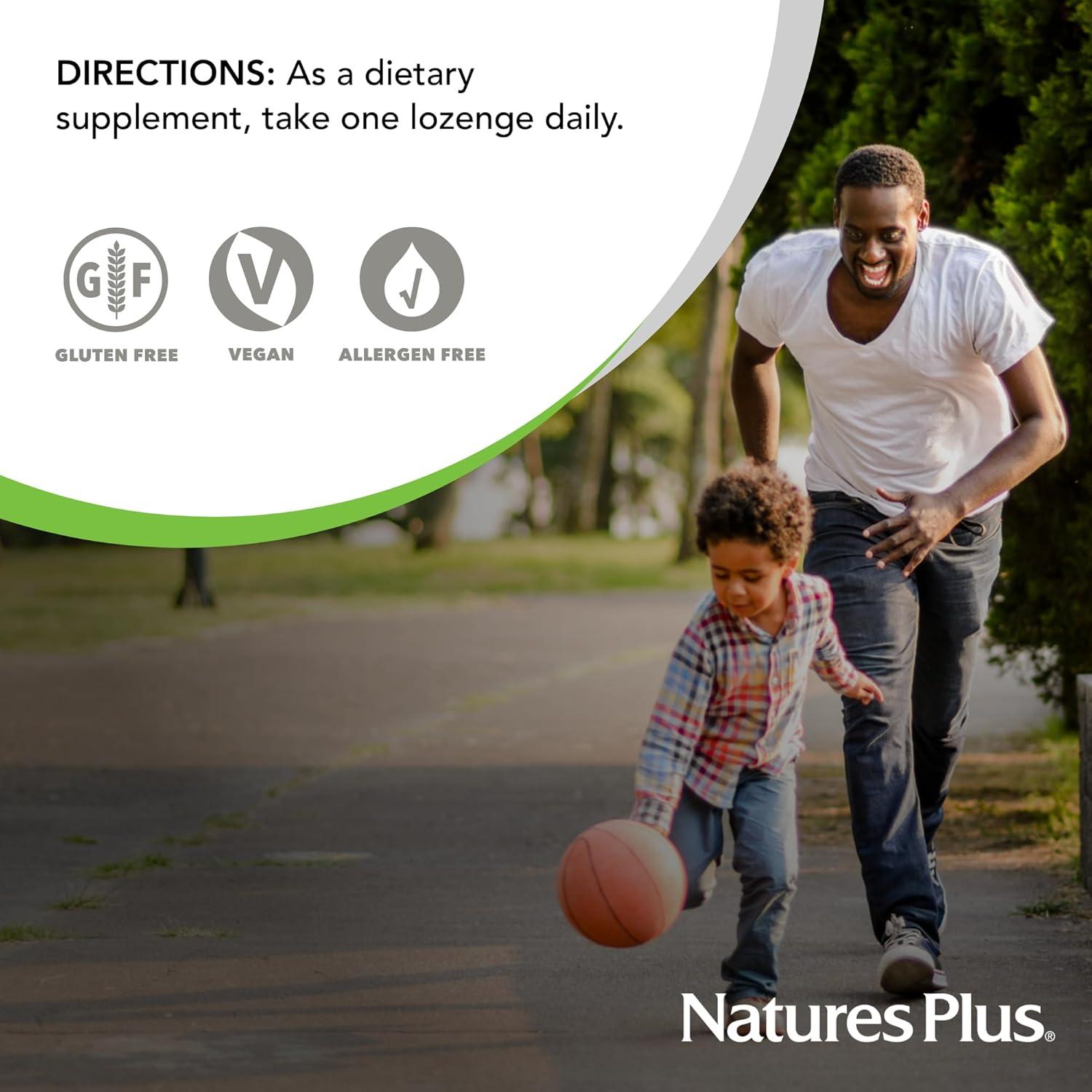 Pastillas de Zinc Inmunológico NaturesPlus 60 Unidades - Vegano