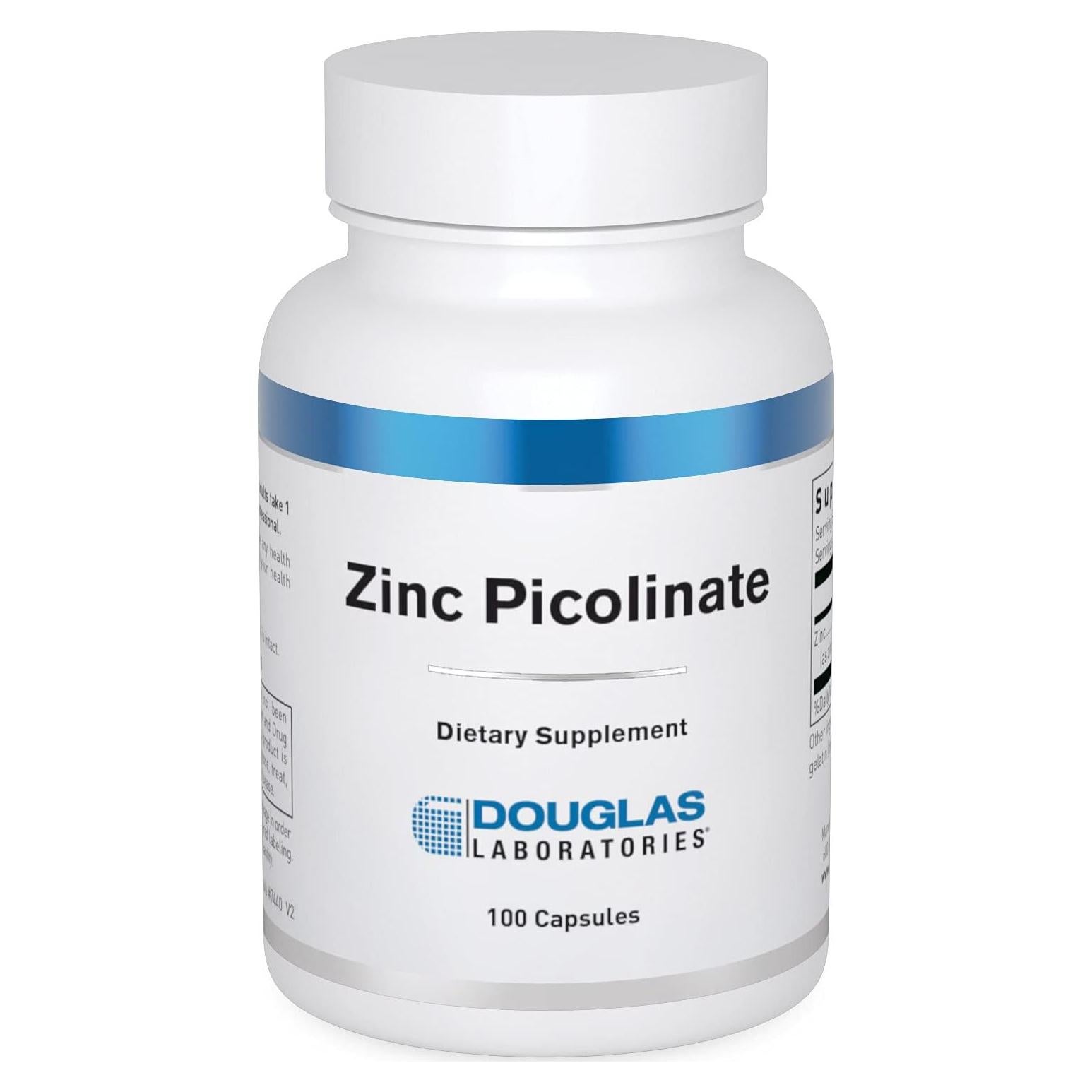 Zinc Picolinate Douglas Laboratories 50 mg - 100 Cápsulas