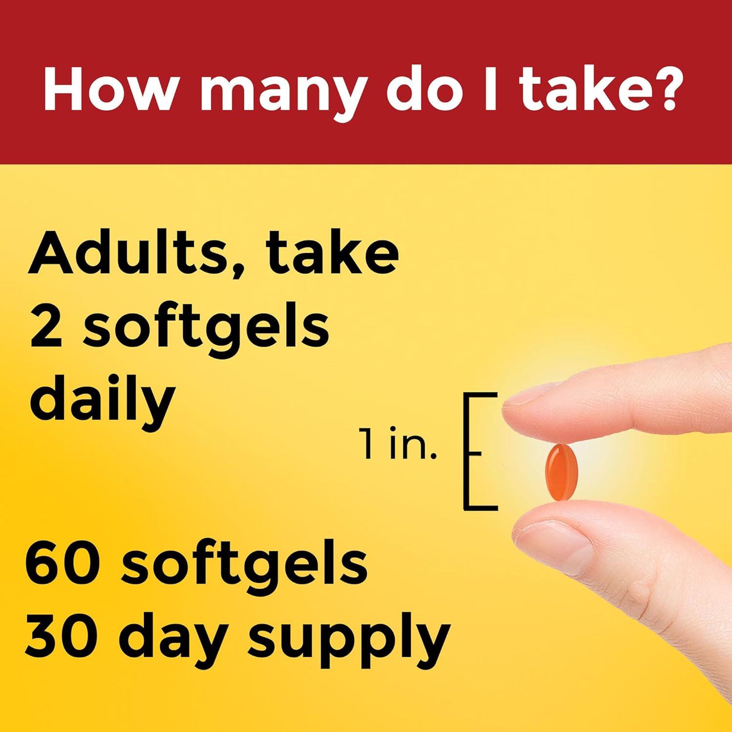 Nature Made CoQ10 200mg con pimienta negra - 60 gelatinas blandas