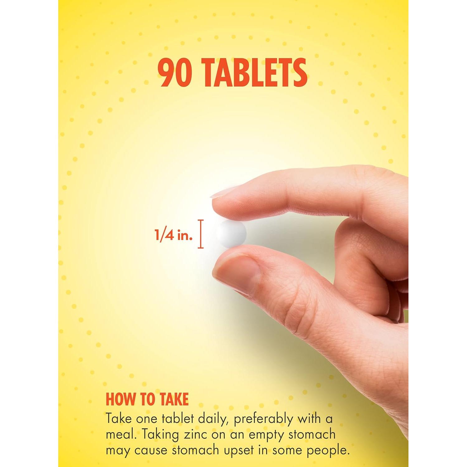 Sundance Gluconato de Zinc 50mg - 90 Tabletas Vegetariano