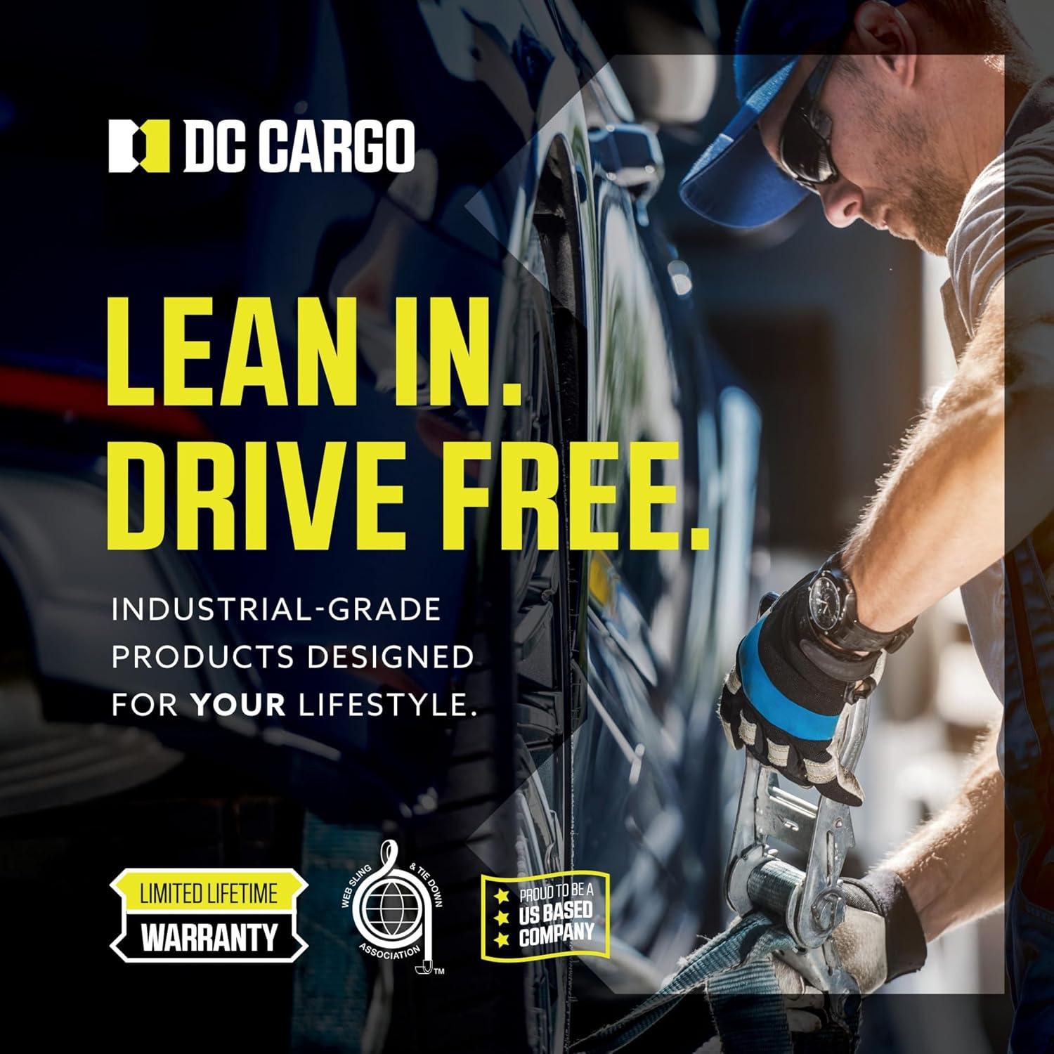 Ganchos J E Track DC Cargo 4.5" - 2 Paquete Resistente