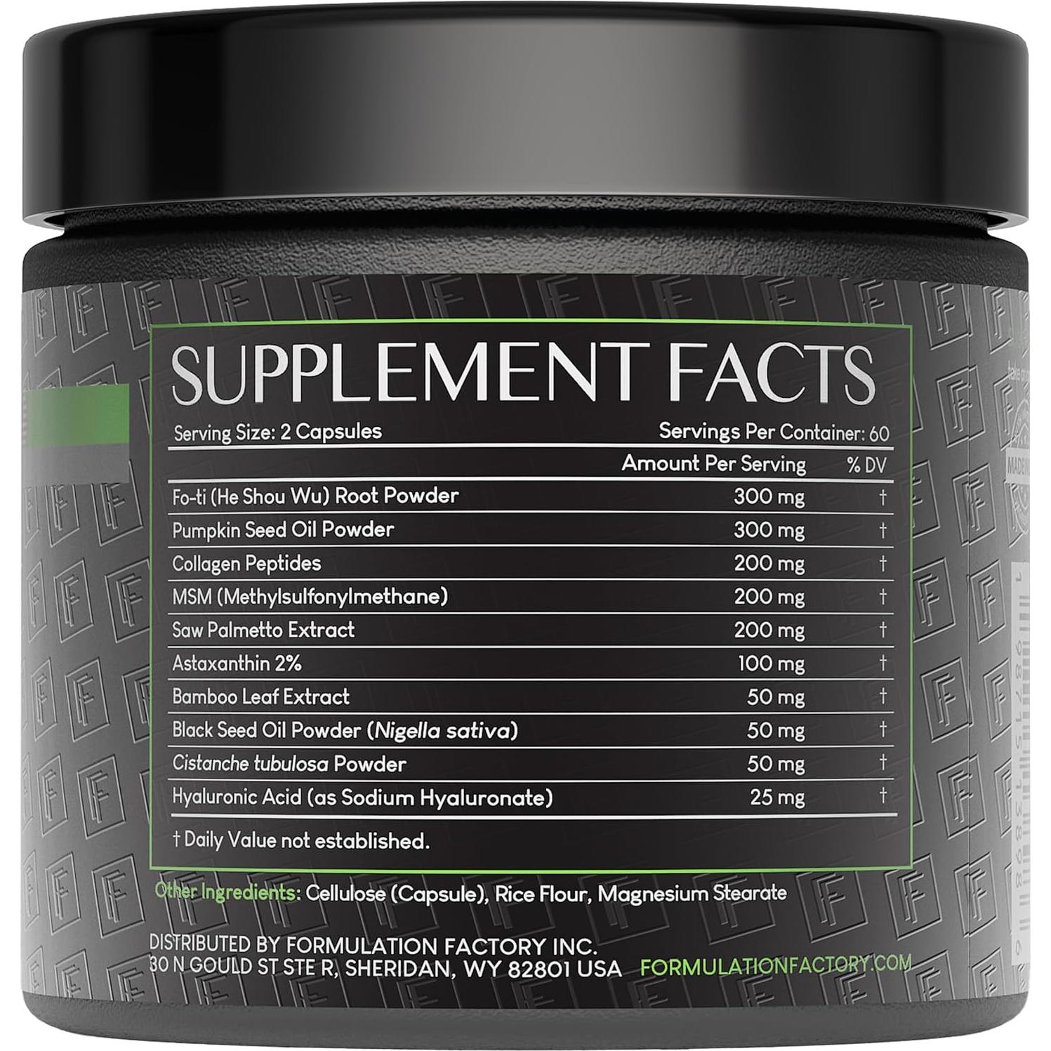 Suplemento Capilar Corona de Gloria 120 Cápsulas 2 Meses