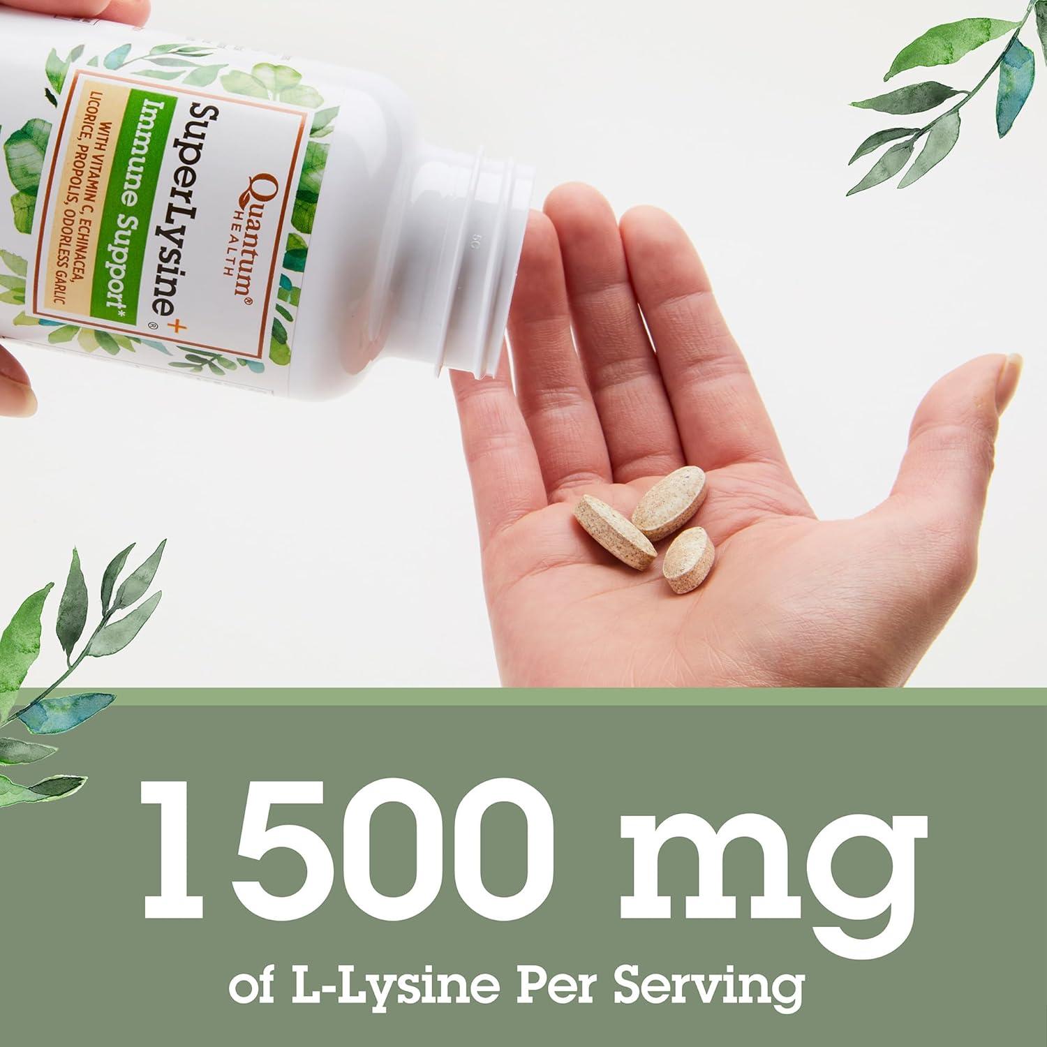 Quantum Super Lysine+ 90 Tabletas - Soporte Inmunológico