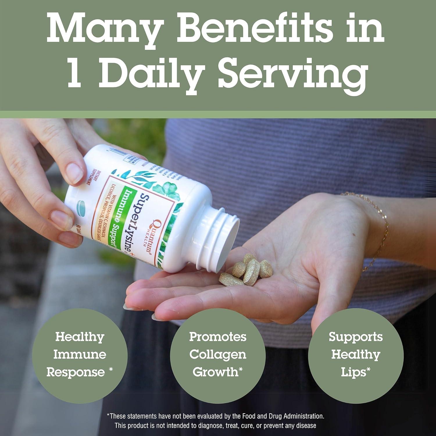 Quantum Super Lysine+ 90 Tabletas - Soporte Inmunológico