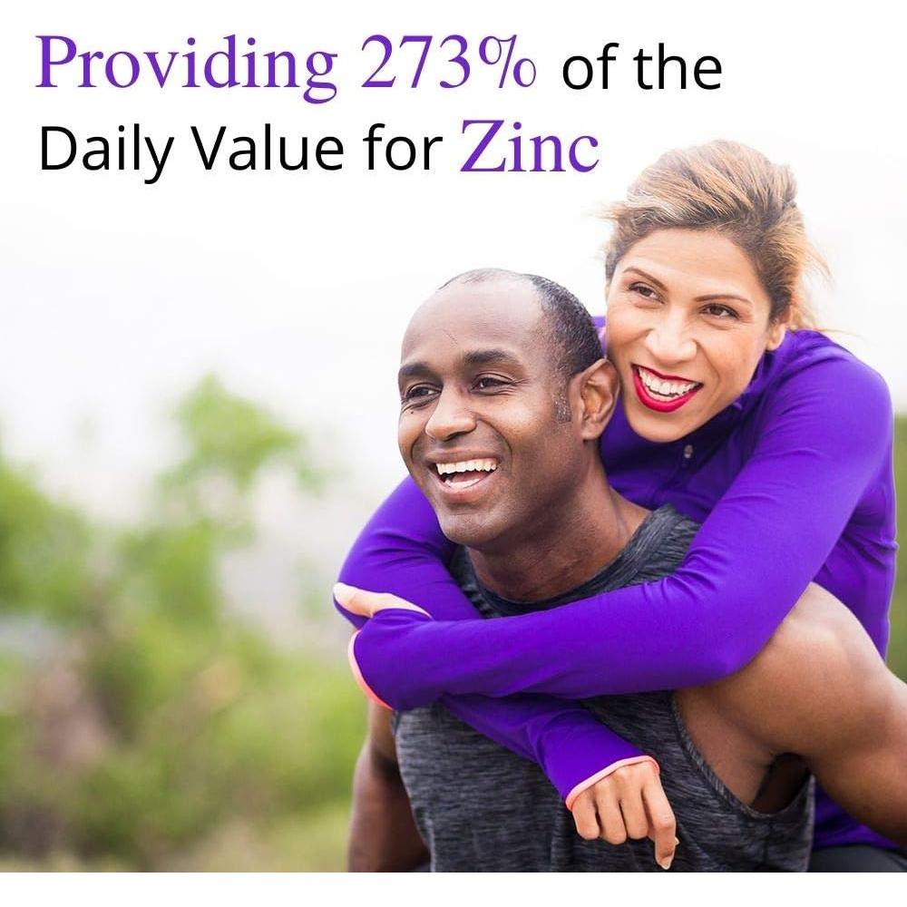 Polvo de Cáscara de Psyllium Orgánico 680 g Viva Naturals + Zinc 30 mg Garden of Life