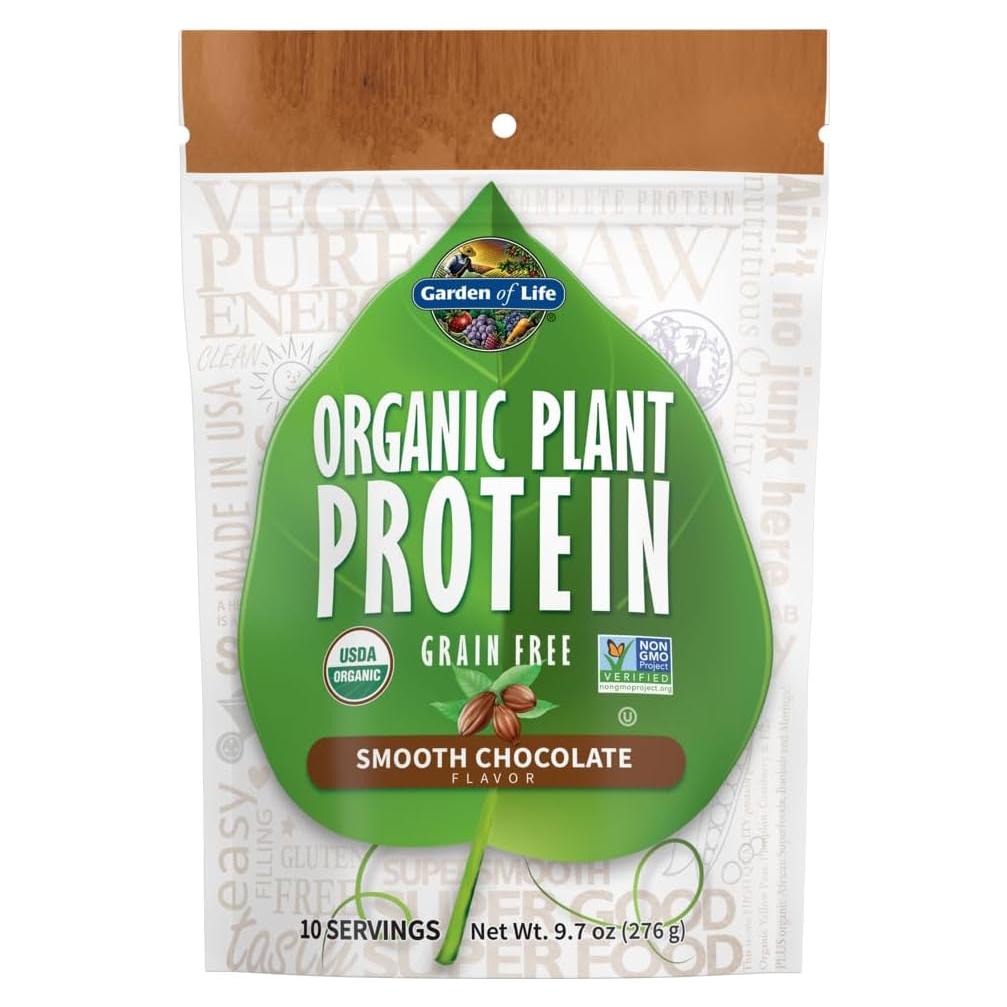 Polvo de Proteína Vegetal Orgánica Garden of Life 283.5g Chocolate