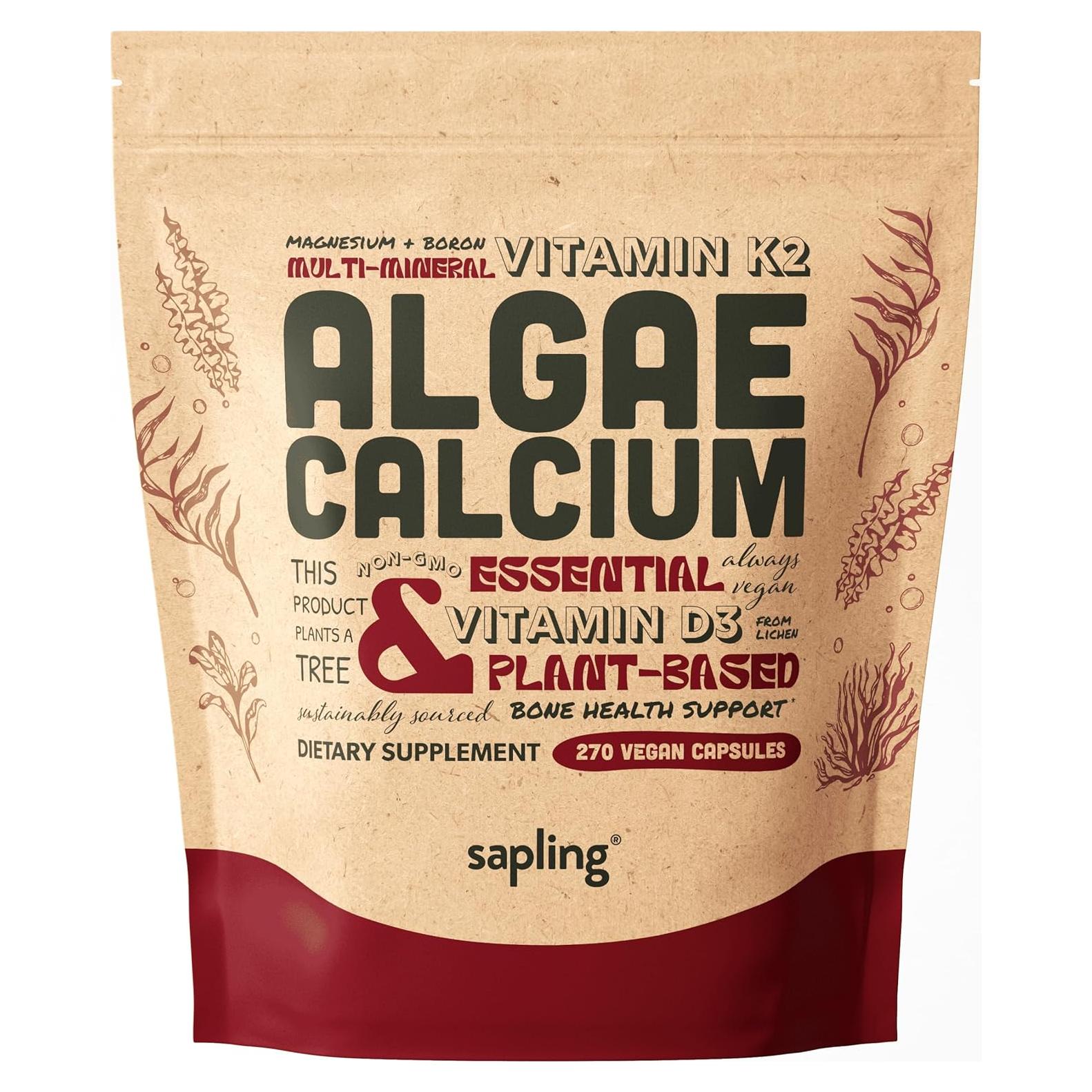 Suplemento Vegano de Calcio We Are Fit 270 Cápsulas con K2 y D3