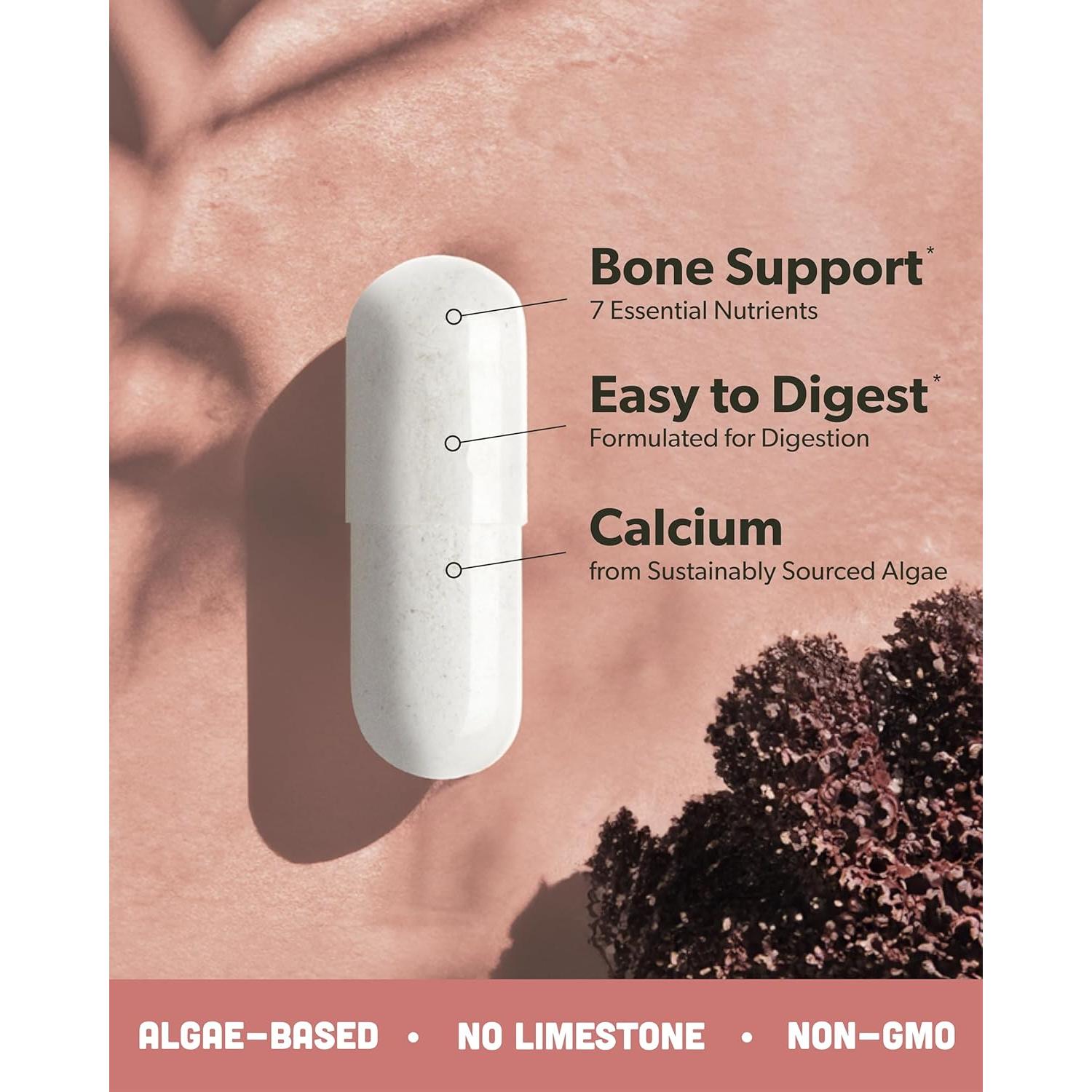 Suplemento Vegano de Calcio We Are Fit 270 Cápsulas con K2 y D3