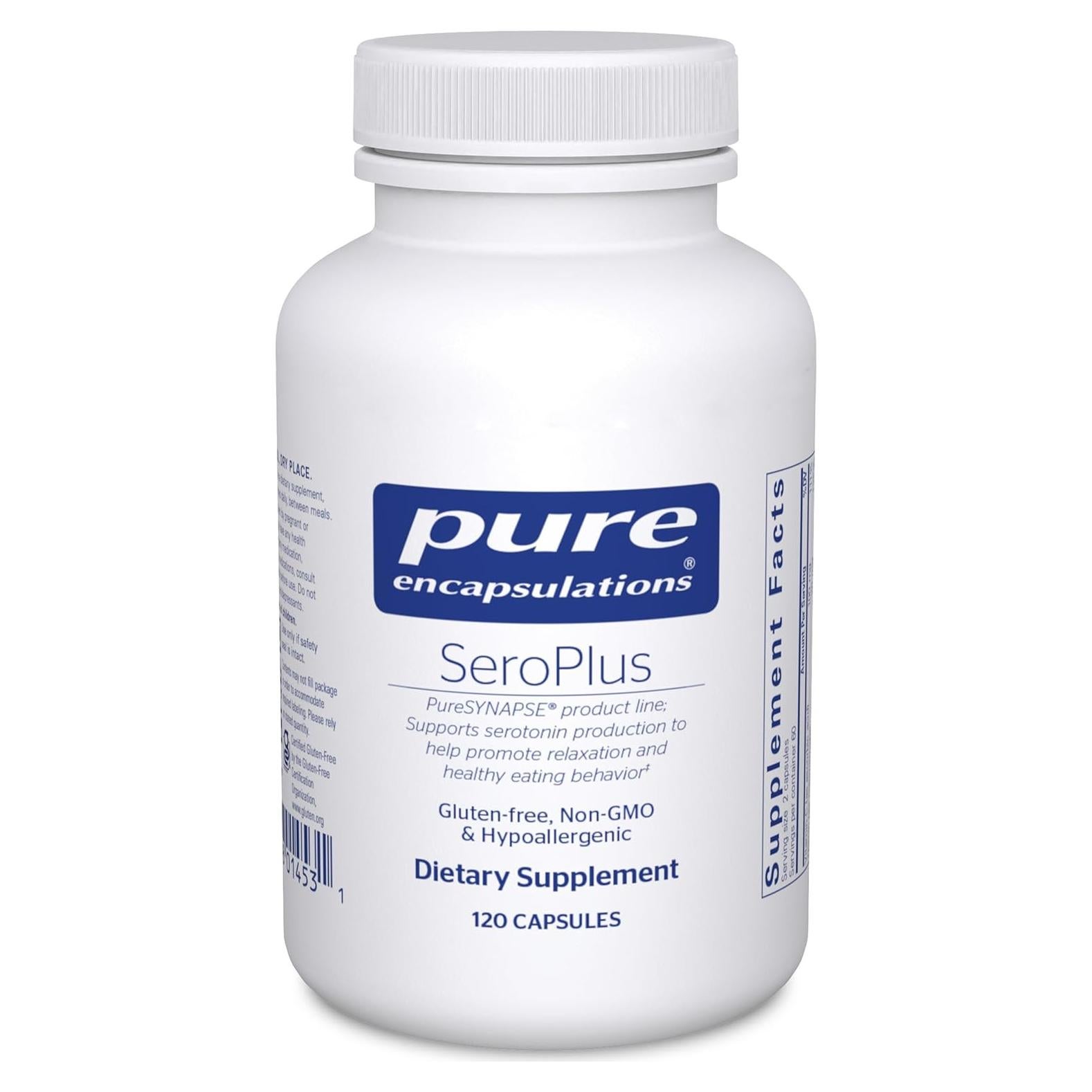Suplemento Hipoalergénico SeroPlus Pure Encapsulations 120 Cápsulas