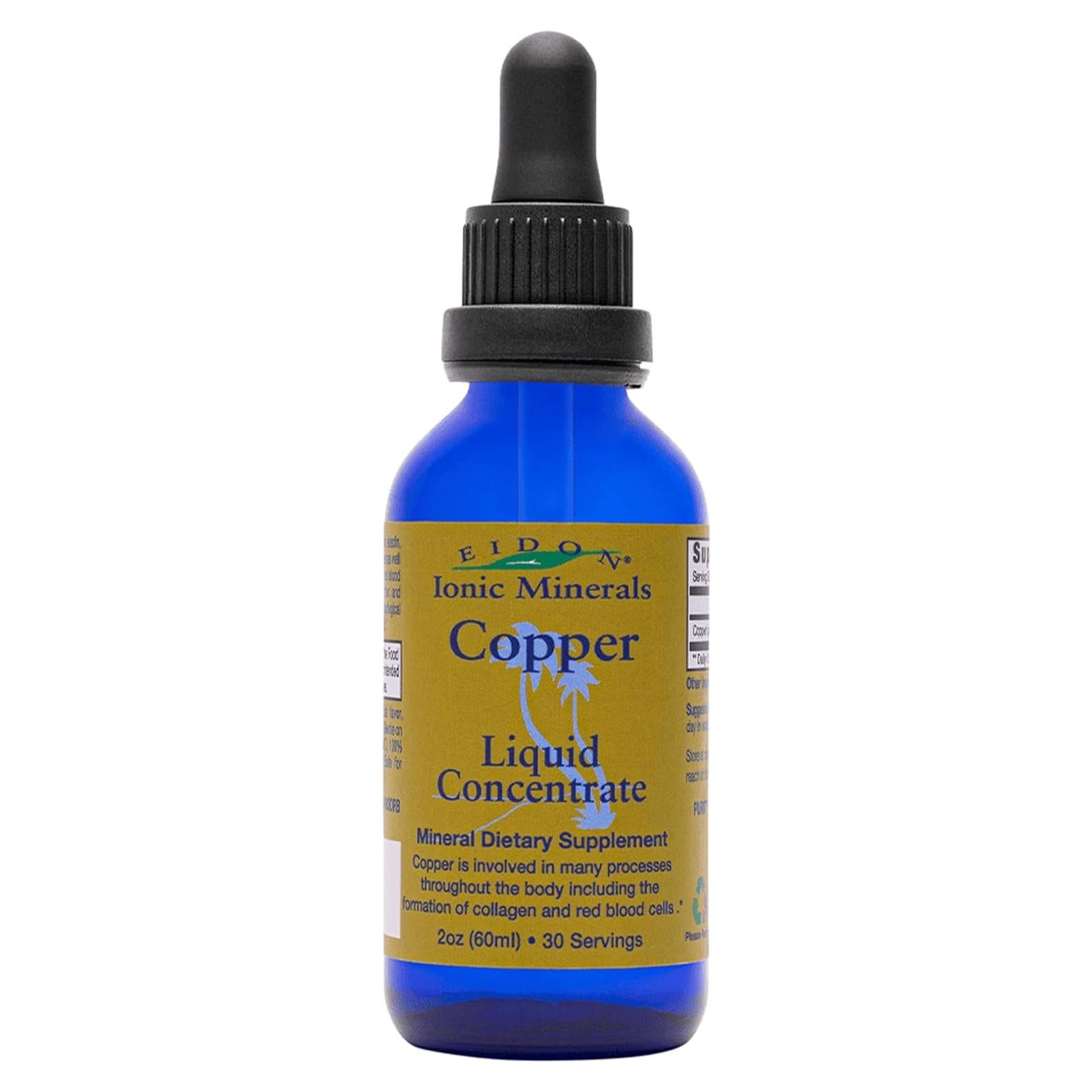 Suplemento Líquido de Cobre Eidon - 59.15 ml, 100% Natural