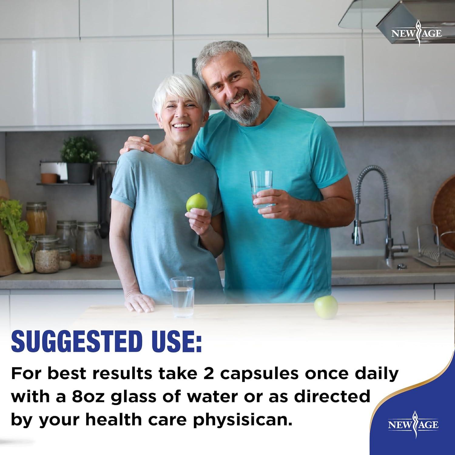 Suplemento de Tiroides New Age con Yodo, Zinc y Ashwagandha - 120 Cápsulas