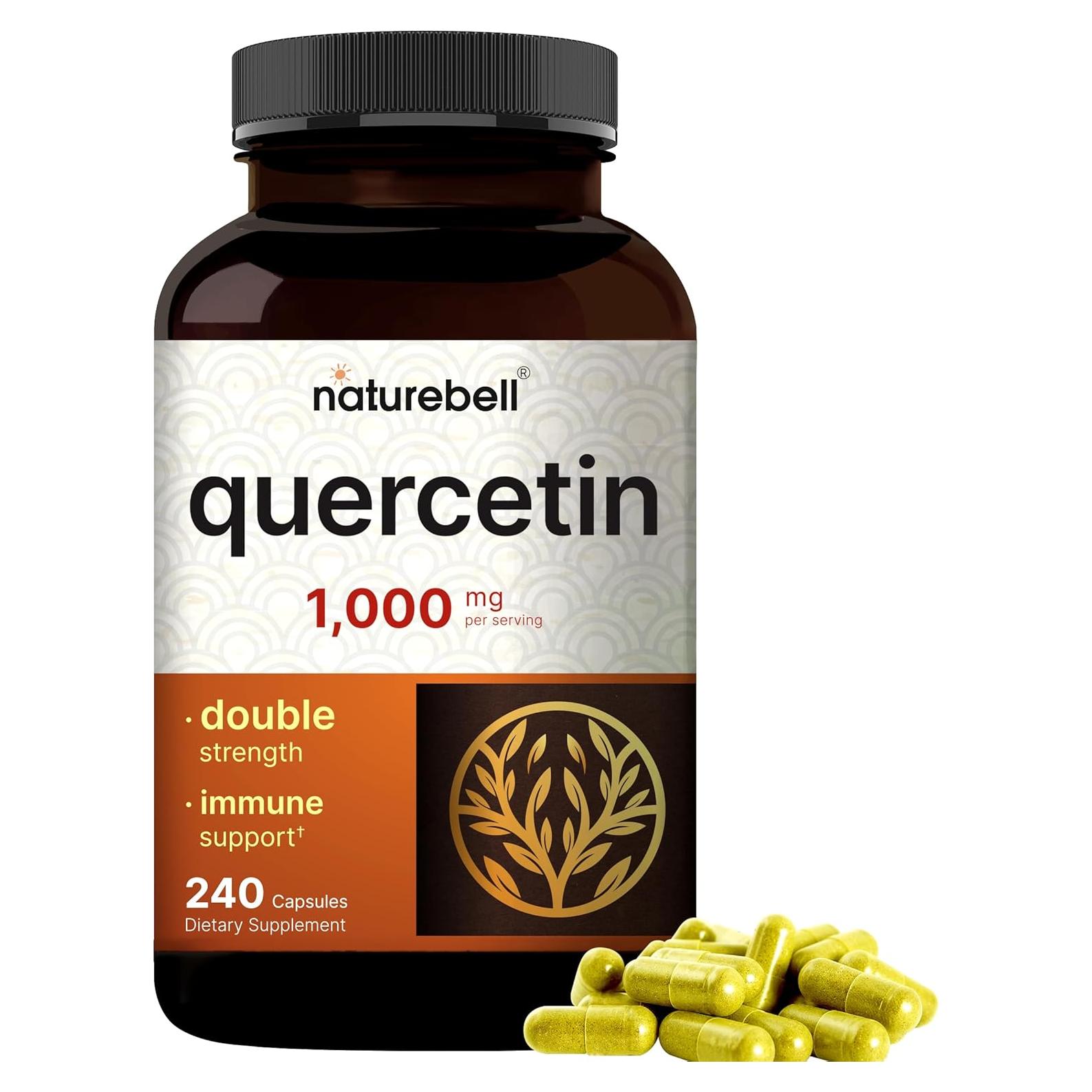 NatureBell Quercetina 1000mg 240 Cápsulas Suplemento Inmunológico
