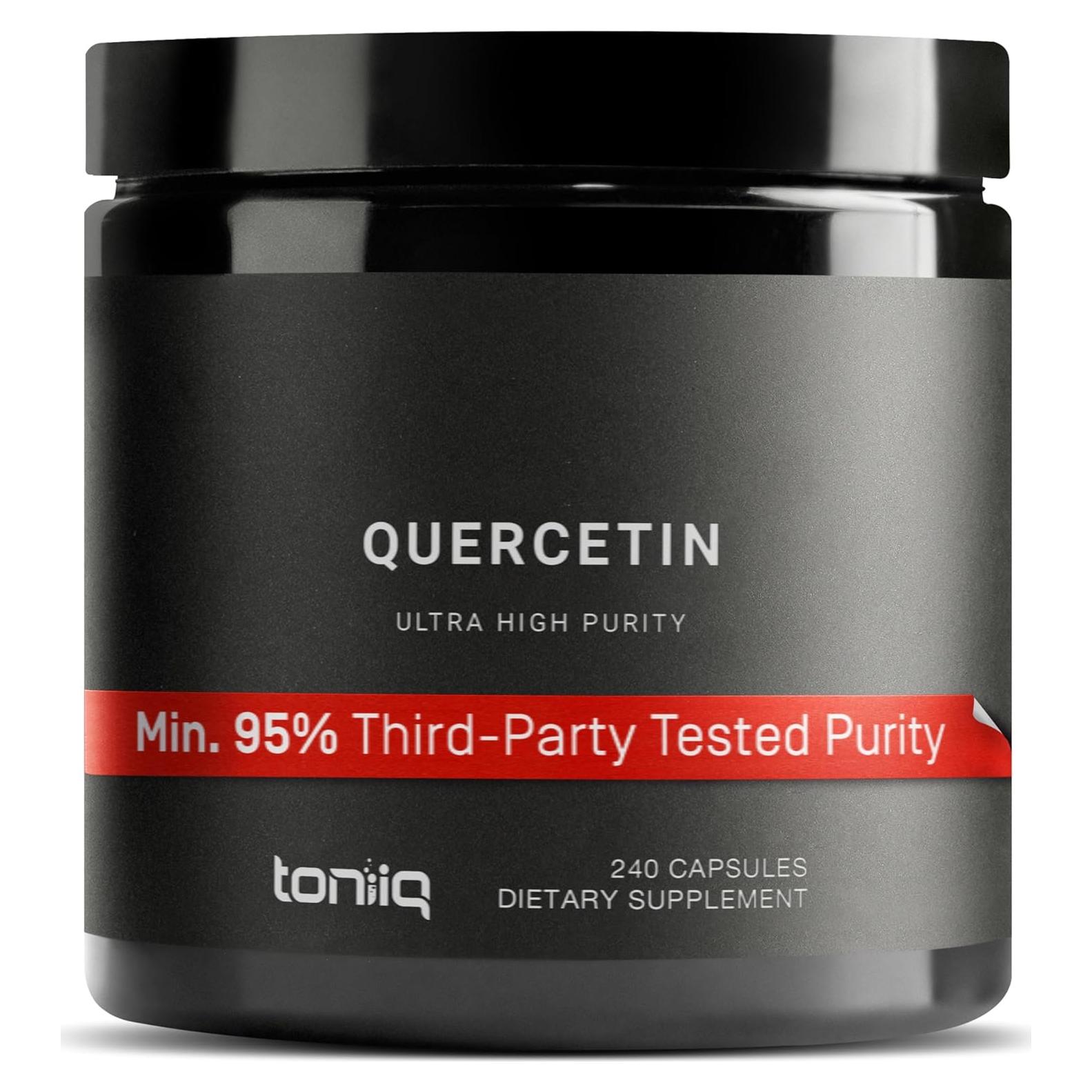 Cápsulas de Quercetina Toniiq 1000mg - 240 Cápsulas Pureza 95%