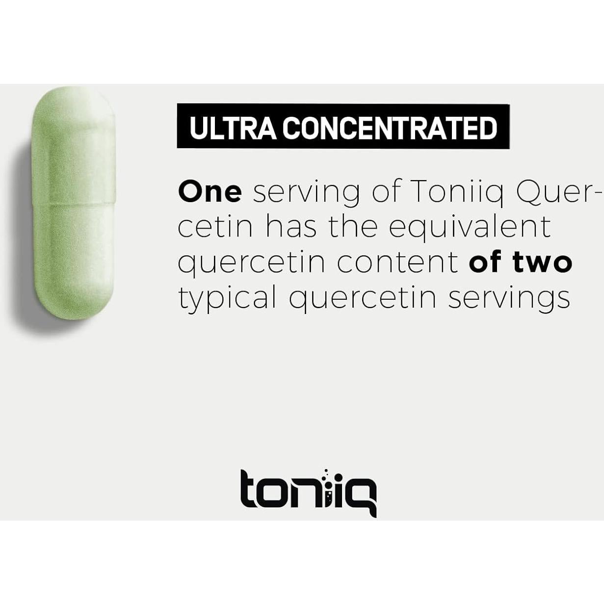 Cápsulas de Quercetina Toniiq 1000mg - 240 Cápsulas Pureza 95%