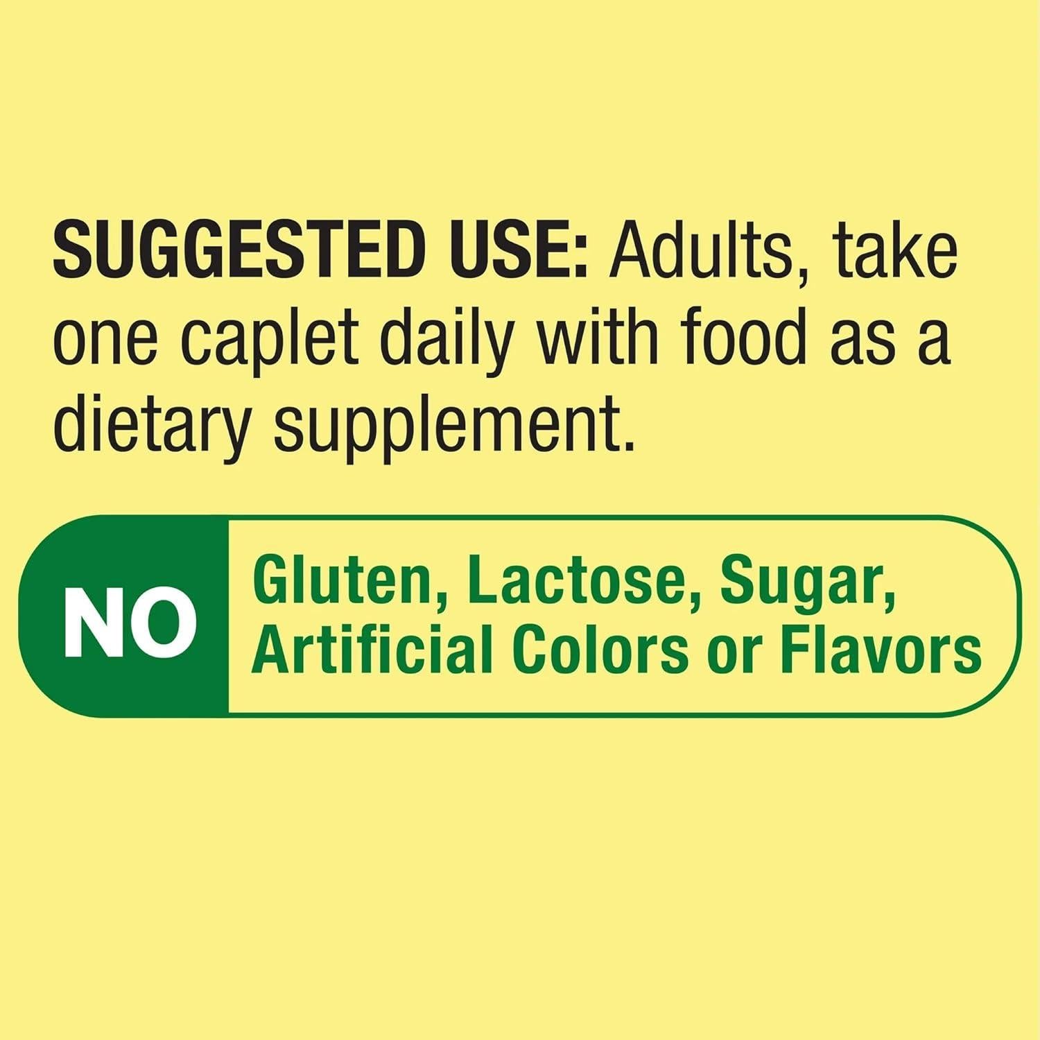 Suplemento de Zinc 50 mg Spring Valley 200 Tabletas Veganas