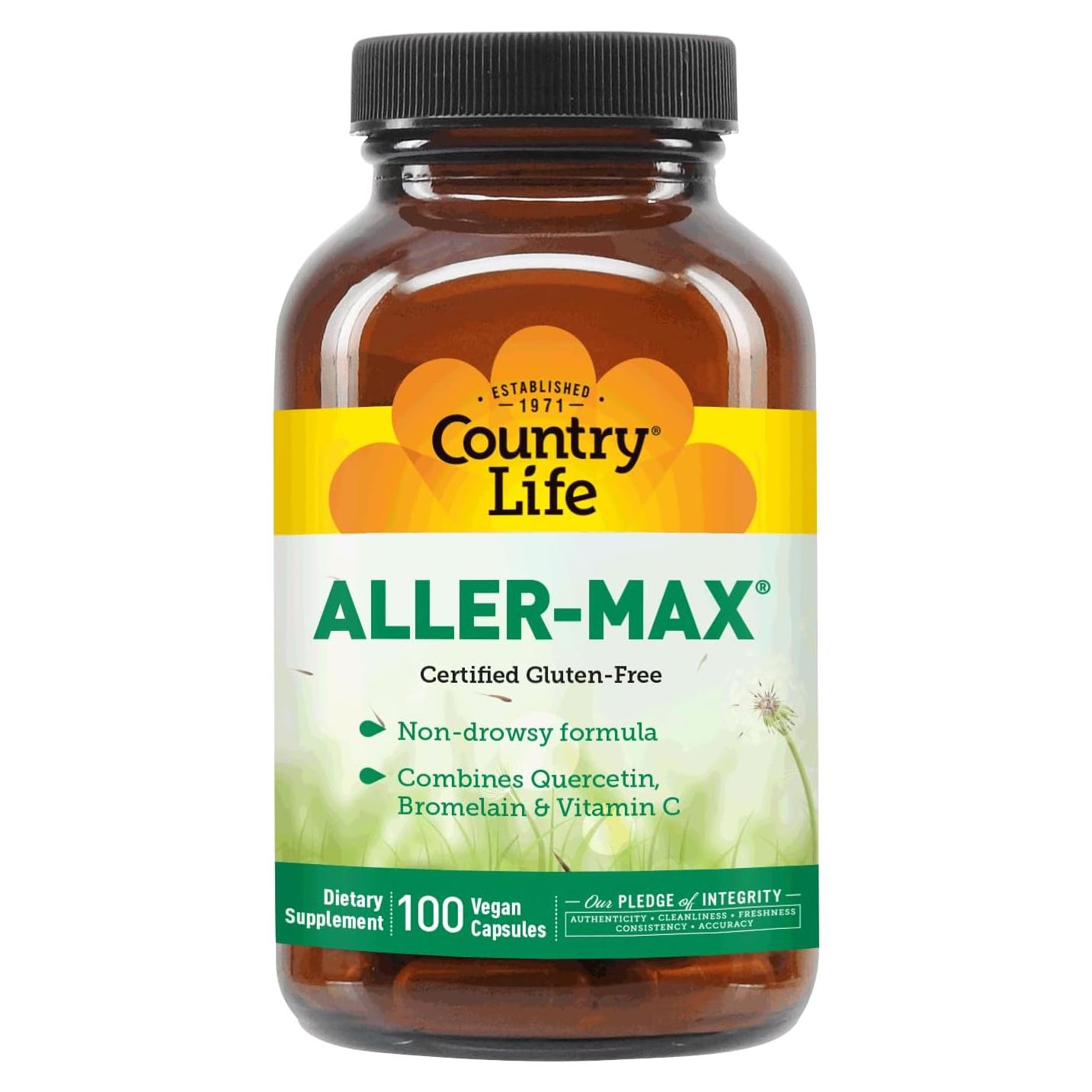 Country Life Aller-Max - Suplemento Inmunológico 100 Cápsulas