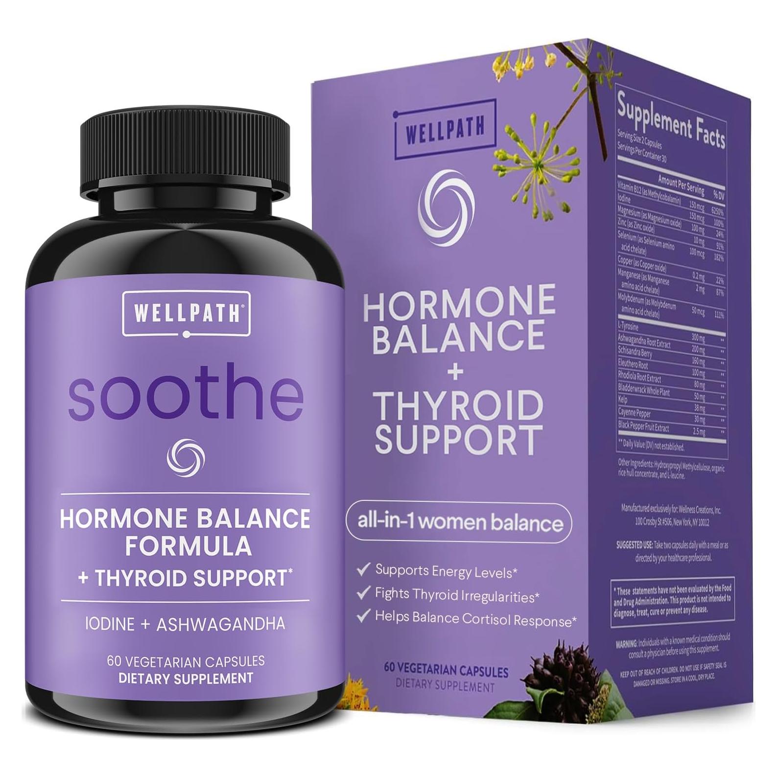 Suplemento Equilibrio Hormonal WellPath 60 Cápsulas