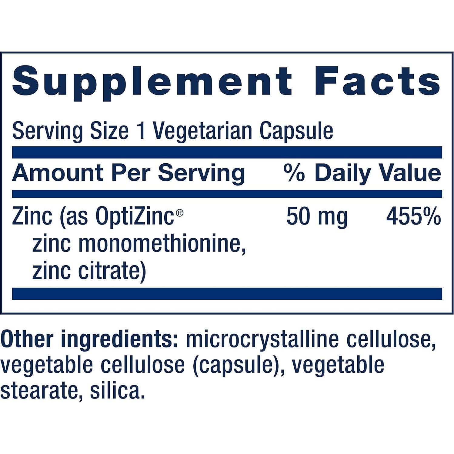 Suplemento Multivitamínico Life Extension + Cápsulas de Zinc 50 mg