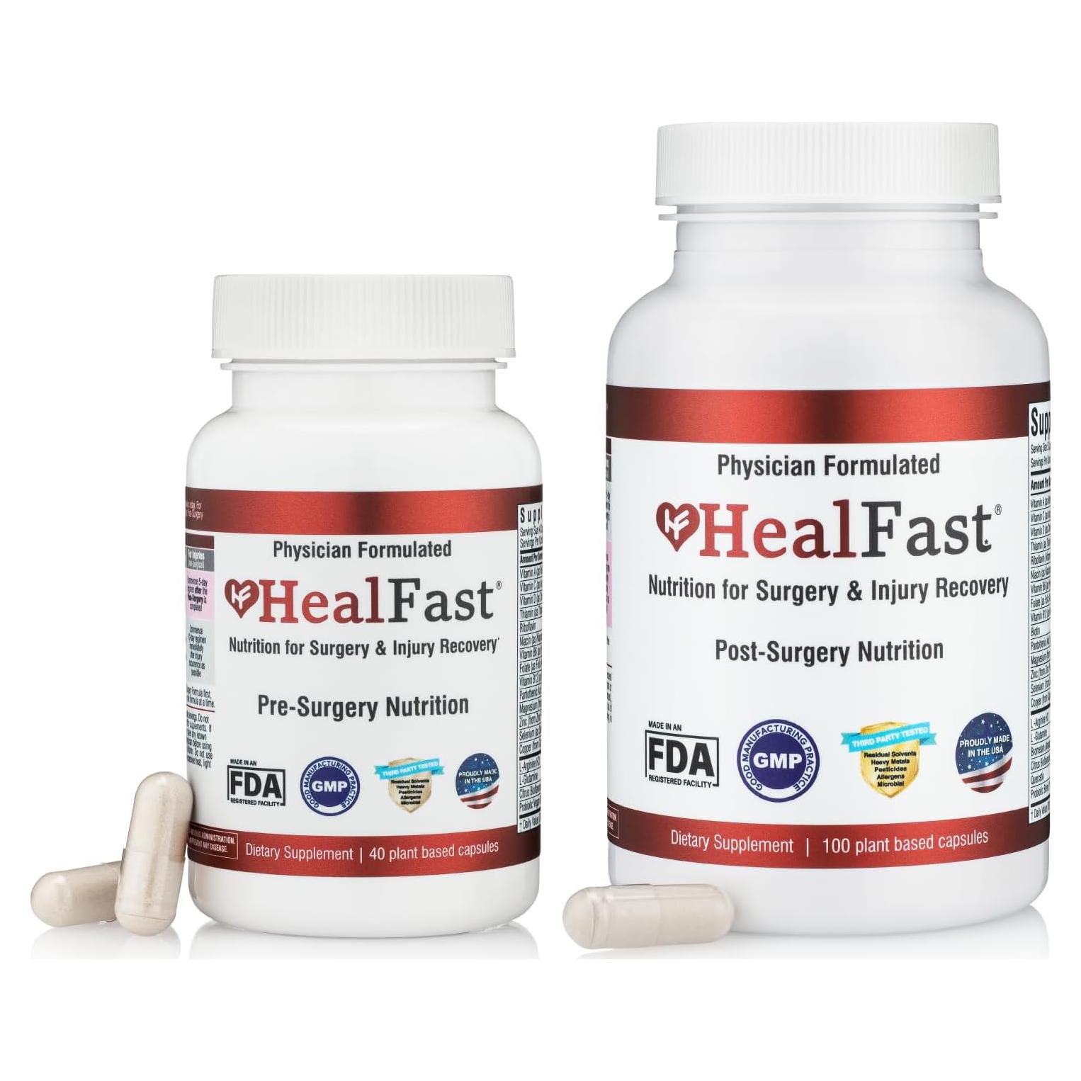 Suplemento de Recuperación Post-Cirugía HealFast 183g