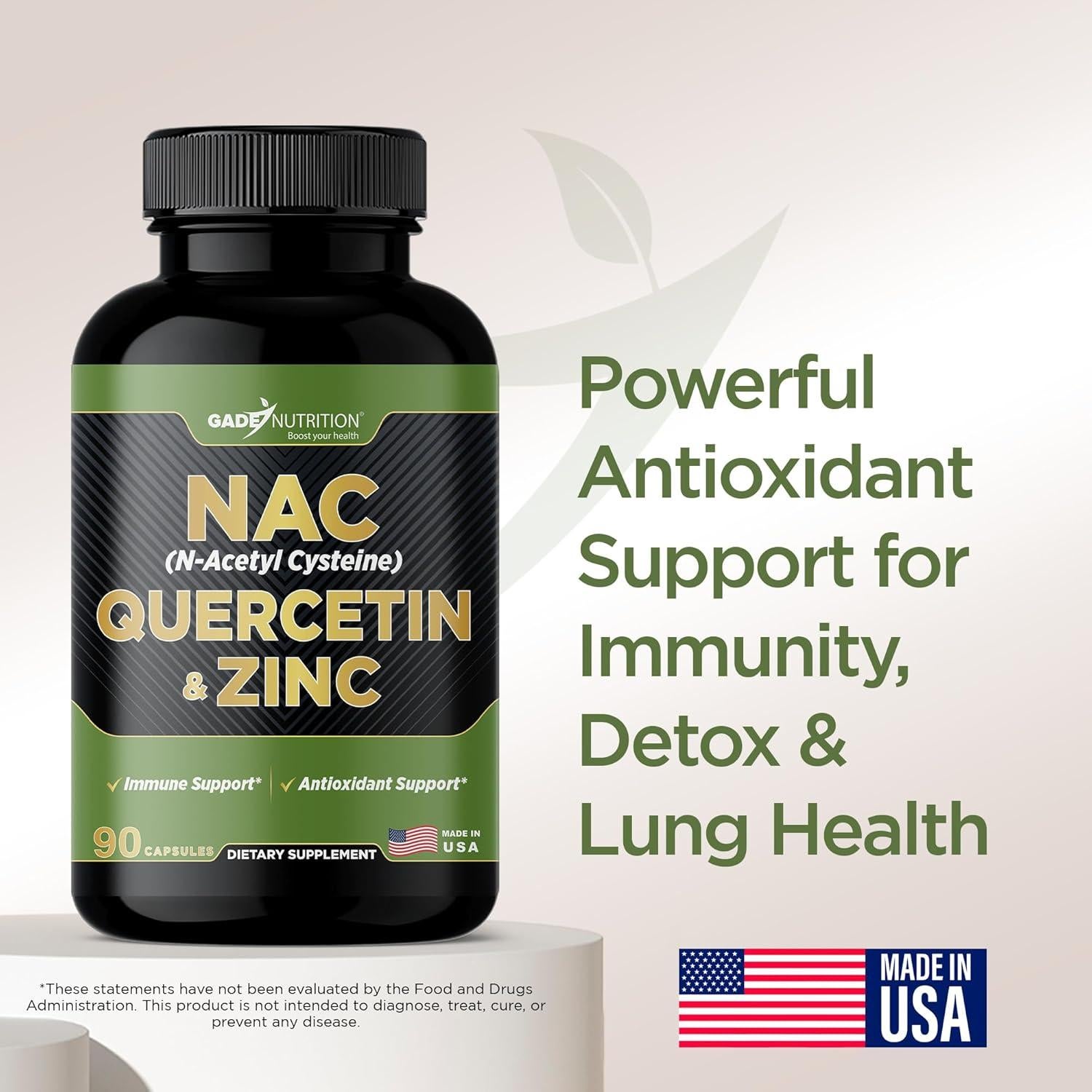 Suplemento Inmunológico Gade Nutrition NAC 60 Cápsulas