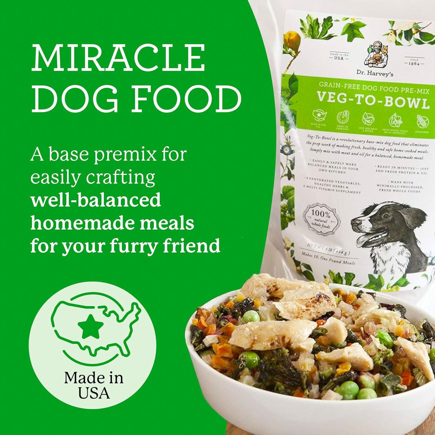 Alimento Deshidratado para Perros Dr. Harvey Veg-to-Bowl 1.36kg