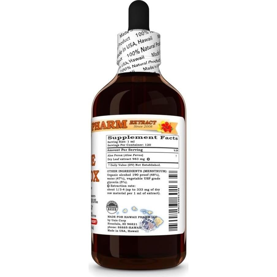 Extracto Líquido de Aloe Ferox Hawaii Pharm 118.29 ml Natural