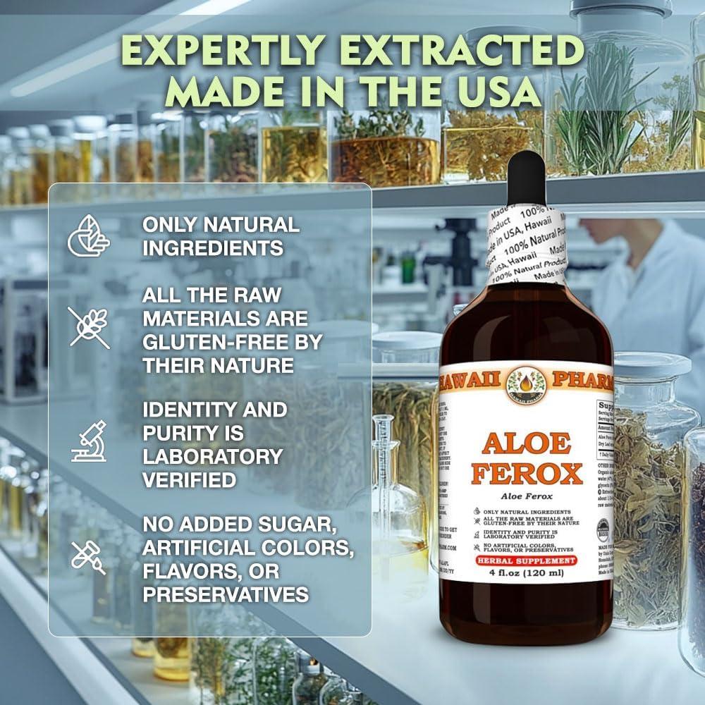 Extracto Líquido de Aloe Ferox Hawaii Pharm 118.29 ml Natural