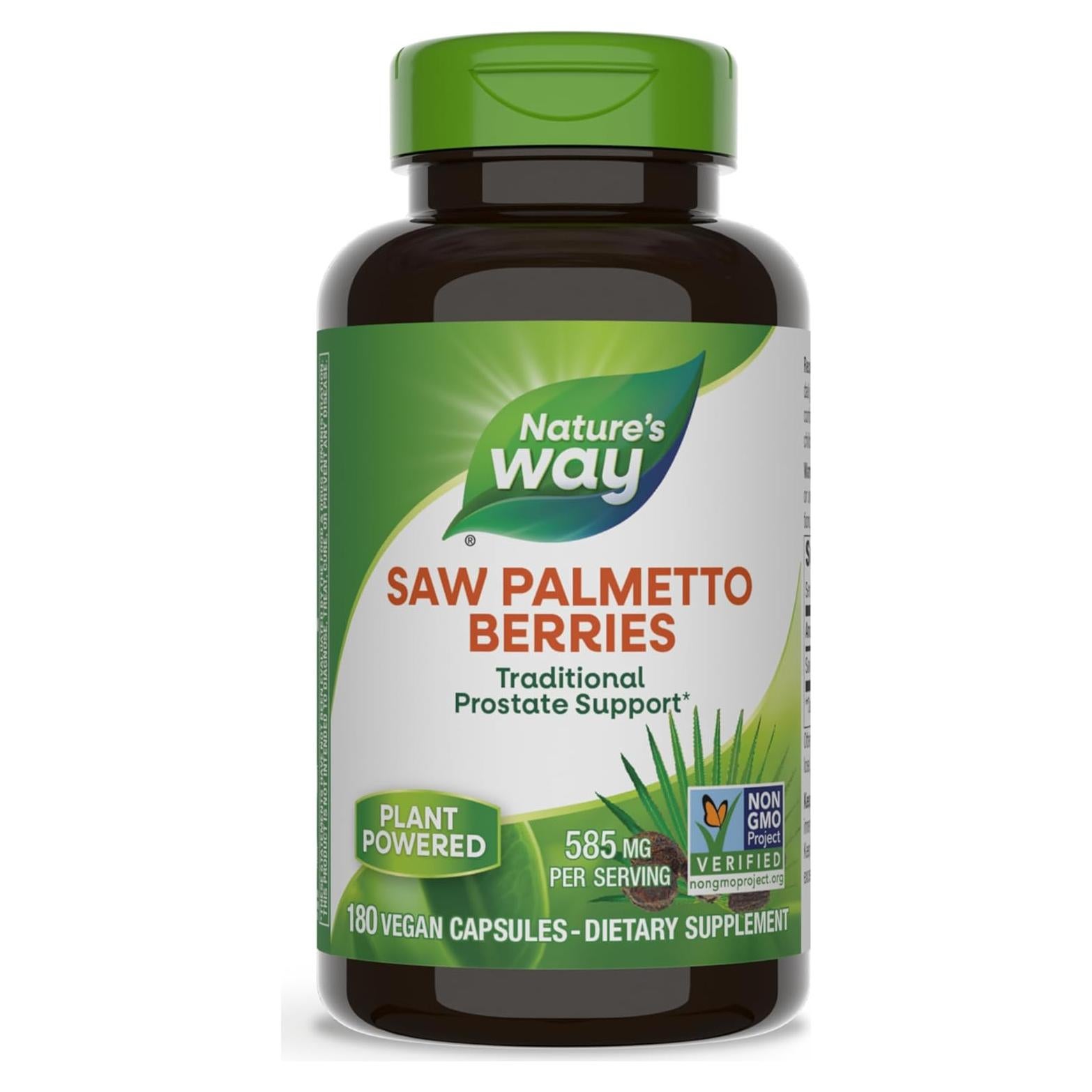 Berries de Saw Palmetto Nature's Way 180 Cápsulas Veganas