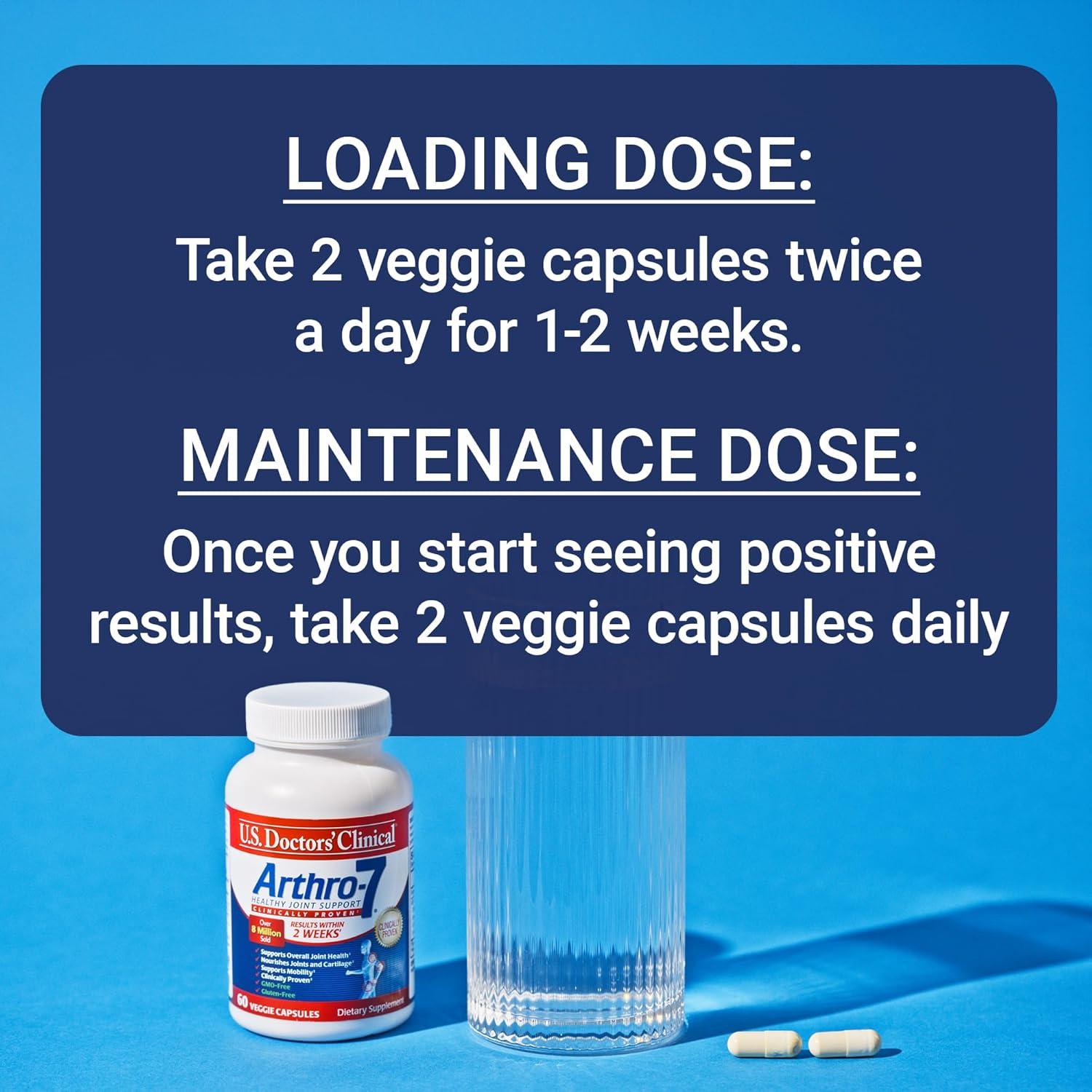 Arthro-7 U.S. Doctors - Suplemento Articular 60 Cápsulas