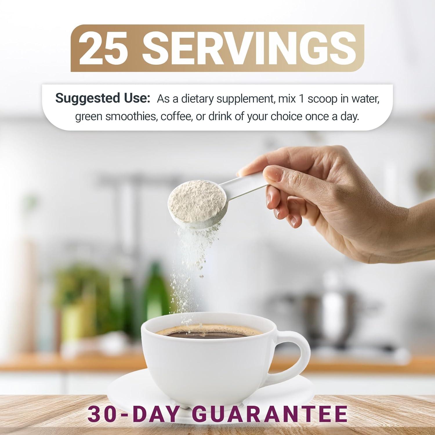 Polvo de Colágeno Dr. Berg Sin Sabor 14 g Proteína 25 Porciones