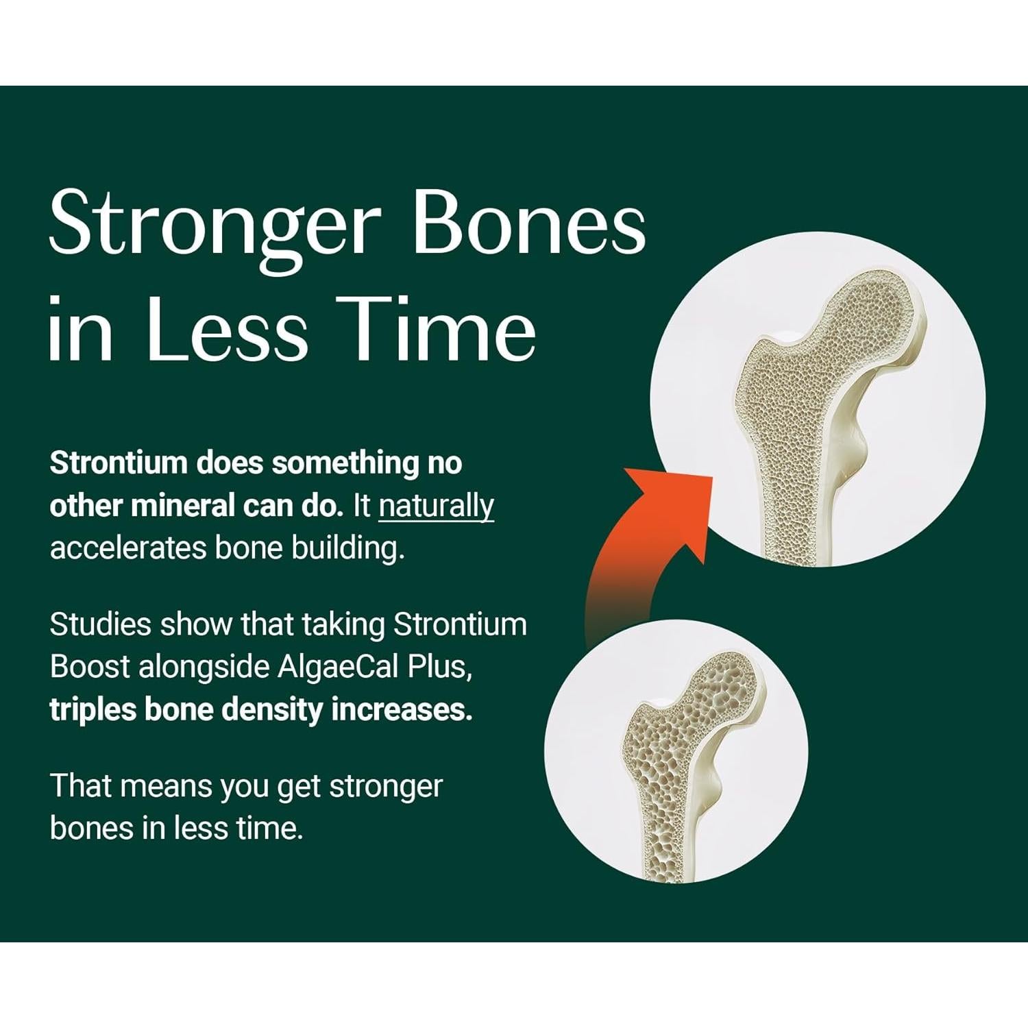 AlgaeCal Suplemento de Citrato de Estroncio 680 mg - 60 Cápsulas