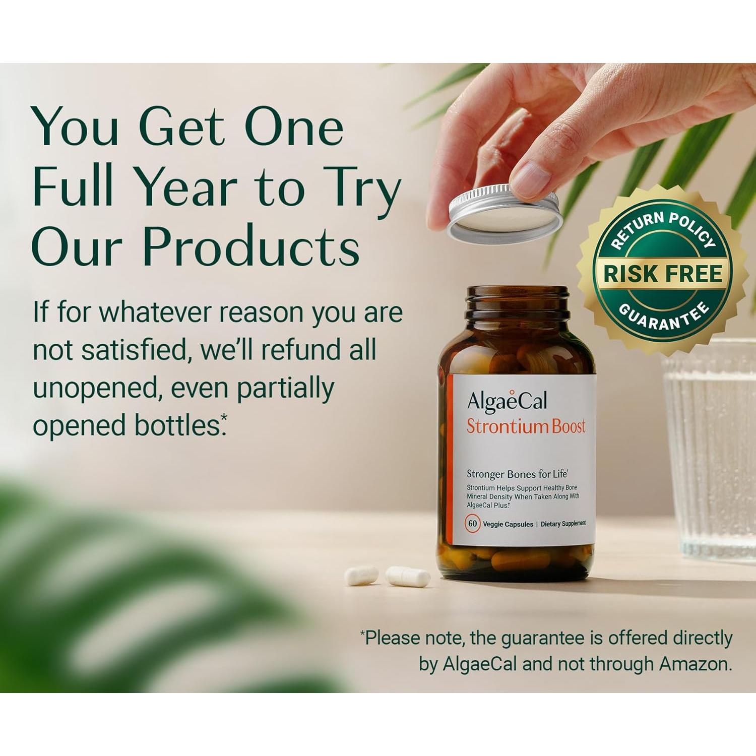 AlgaeCal Suplemento de Citrato de Estroncio 680 mg - 60 Cápsulas