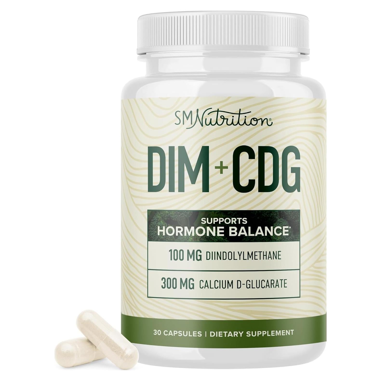 Suplemento D-Glucarato de Calcio con DIM 30 cápsulas SMNutrition