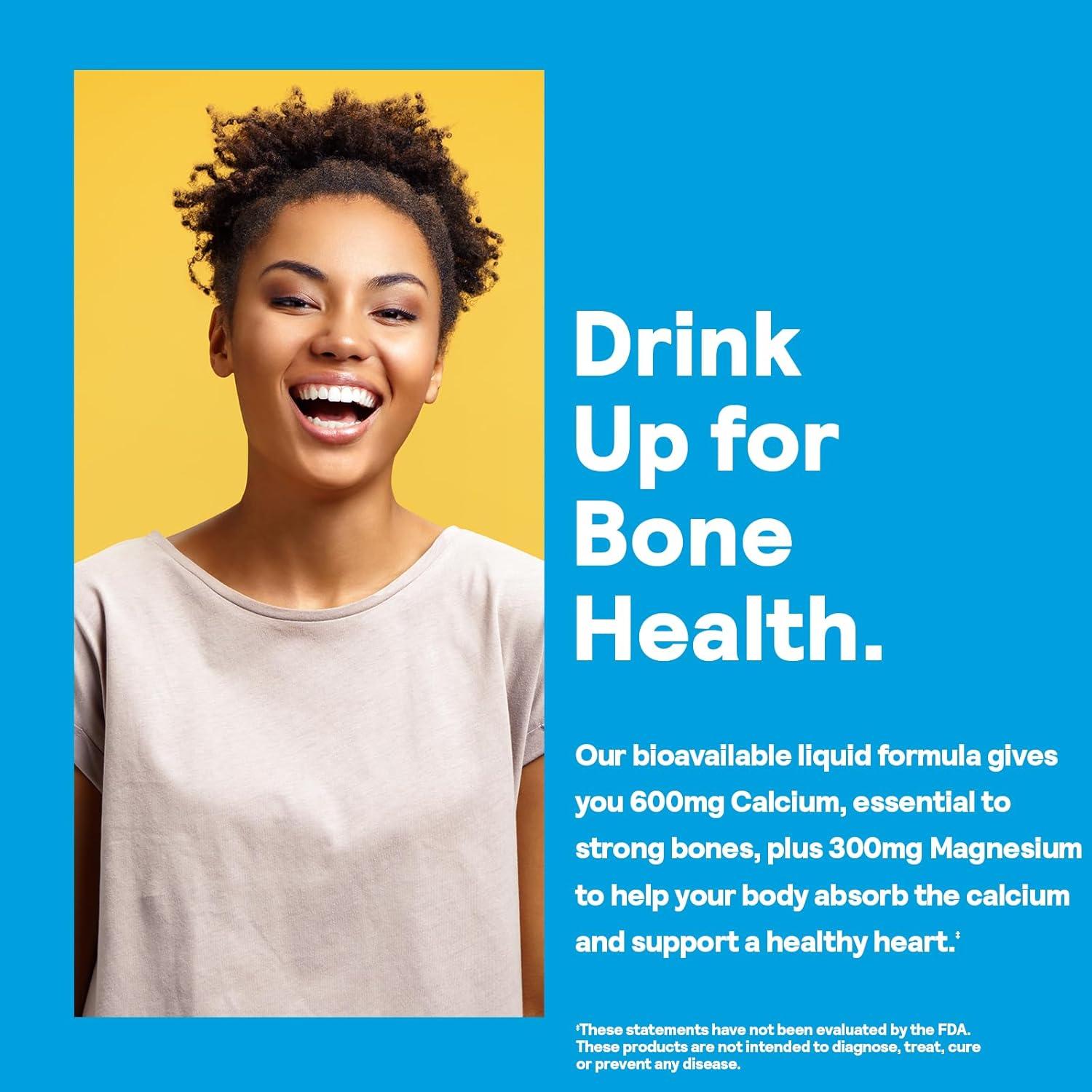 Suplemento Líquido de Calcio y Magnesio Nature's Life 473ml