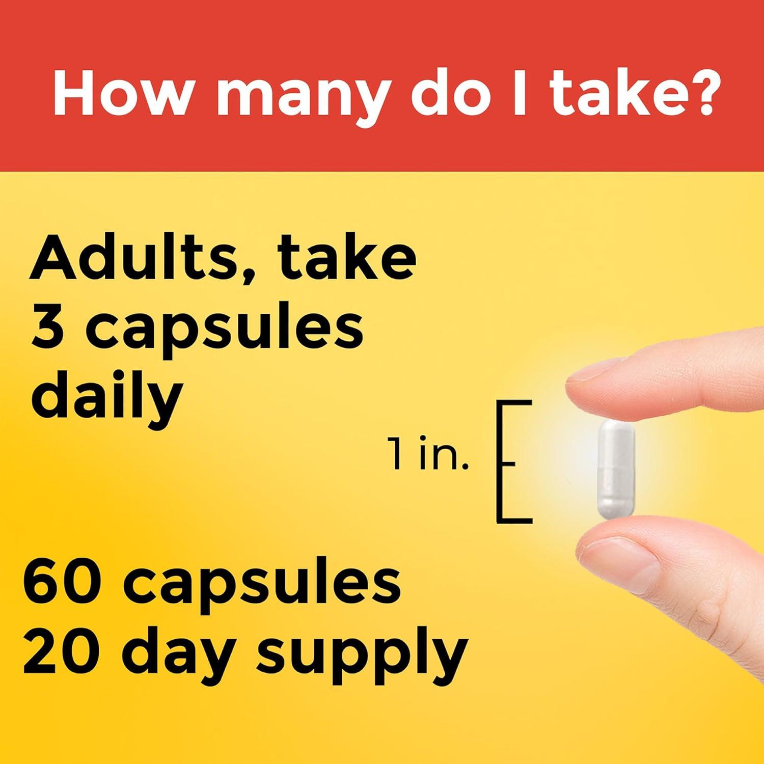 Nature Made Suplemento de Colina 800 mg Extra Fuerte 60 Cápsulas