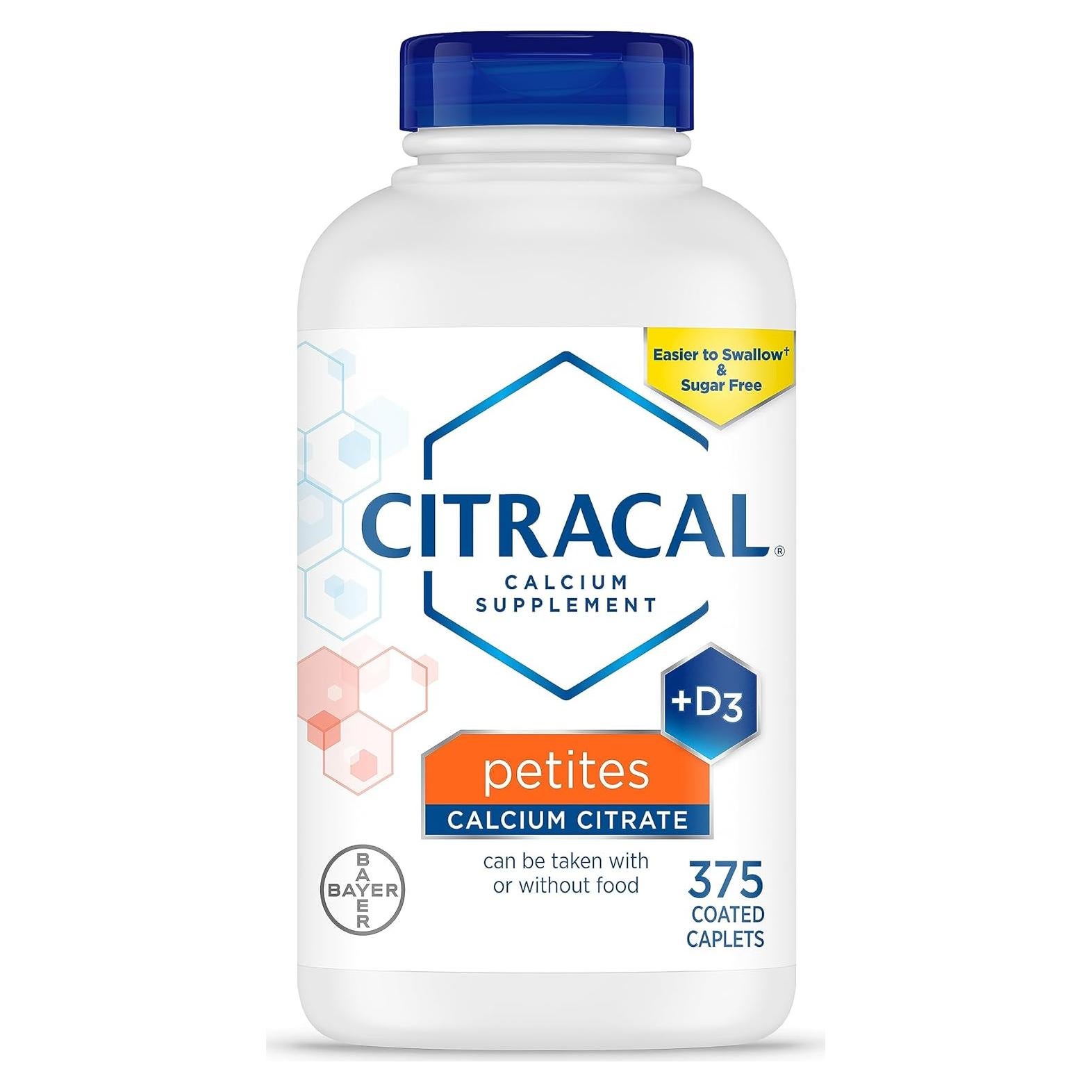 Citracal Petites 400 mg Calcio + 12.5 mcg Vitamina D3 375 Tabletas