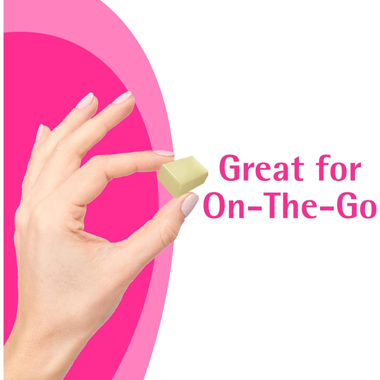 Caltrate Soft Chews 600 Plus D3 Calcio y Vitamina D Crema Vainilla 60 Unidades