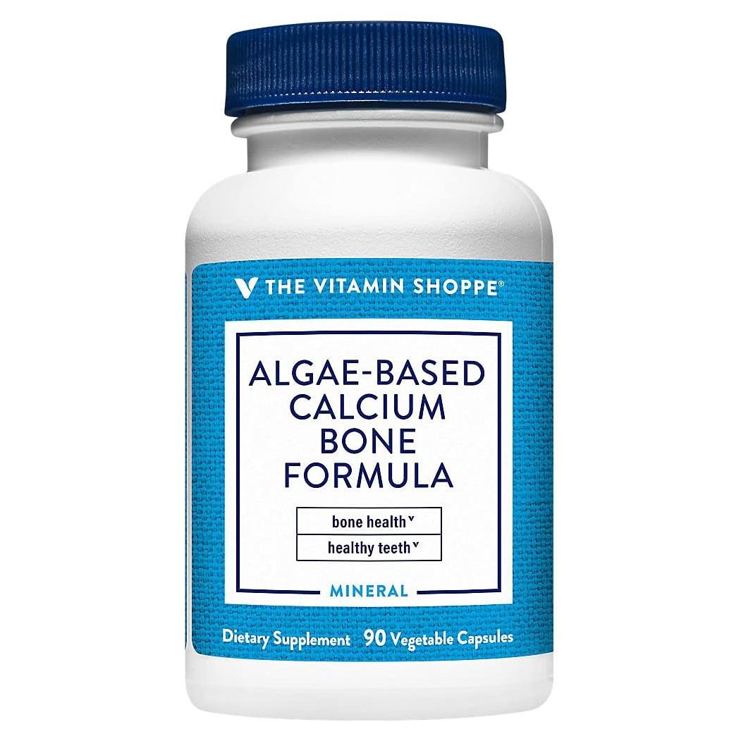 Suplemento de Calcio Vegetal The Vitamin Shoppe 90 Cápsulas