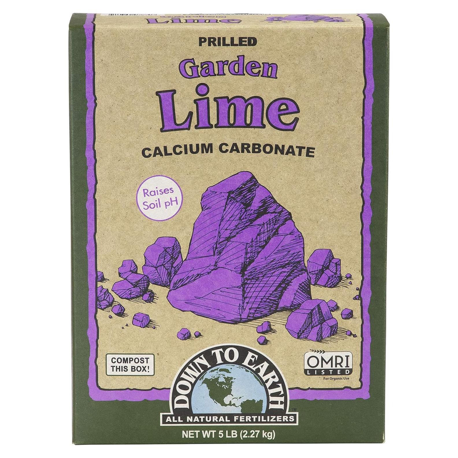 Cal de Jardín Orgánica Down to Earth 2.27kg - Fertilizante Natural