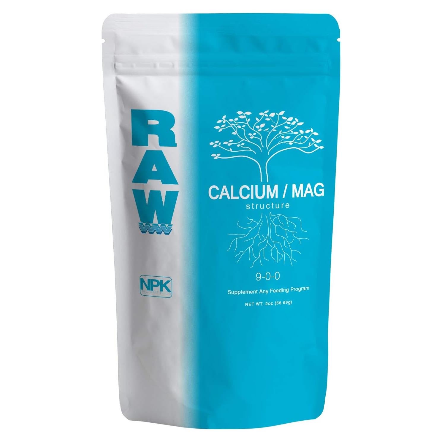RAW Calcio/Mag 56.7g - Nutrientes Esenciales para Plantas