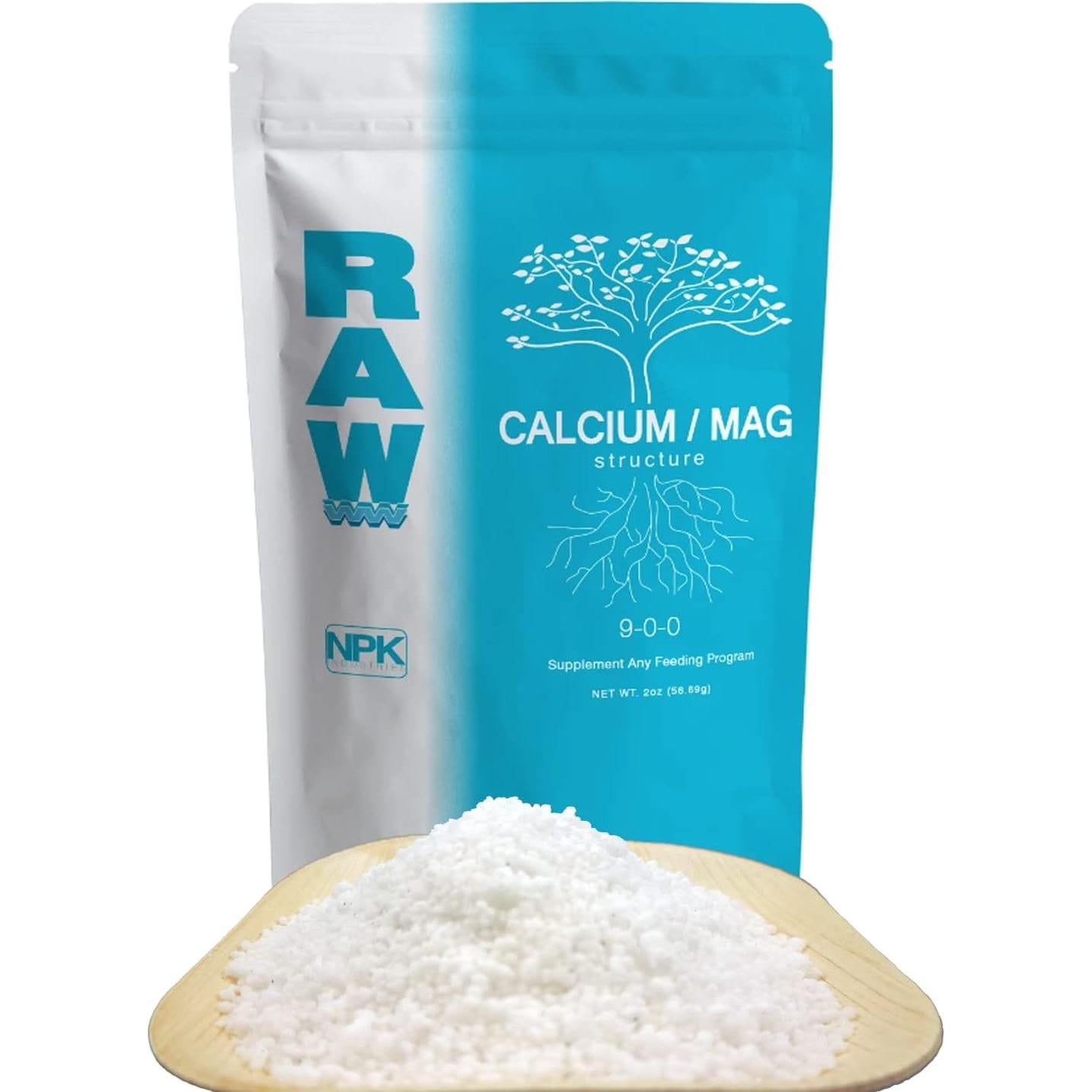 RAW Calcio/Mag 56.7g - Nutrientes Esenciales para Plantas