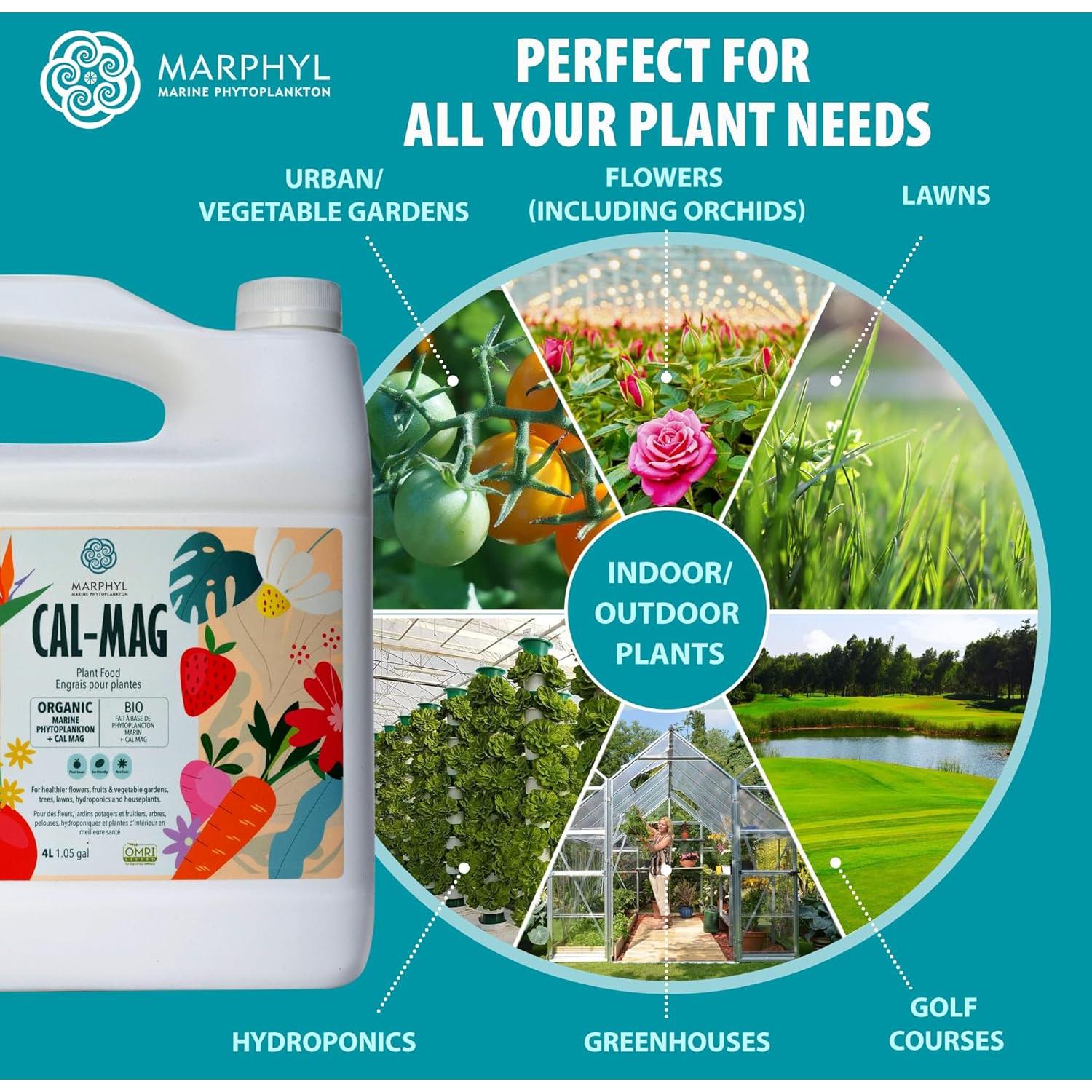 Fertilizante Líquido Orgánico MARPHYL CALMAG 2.0 L para Jardín