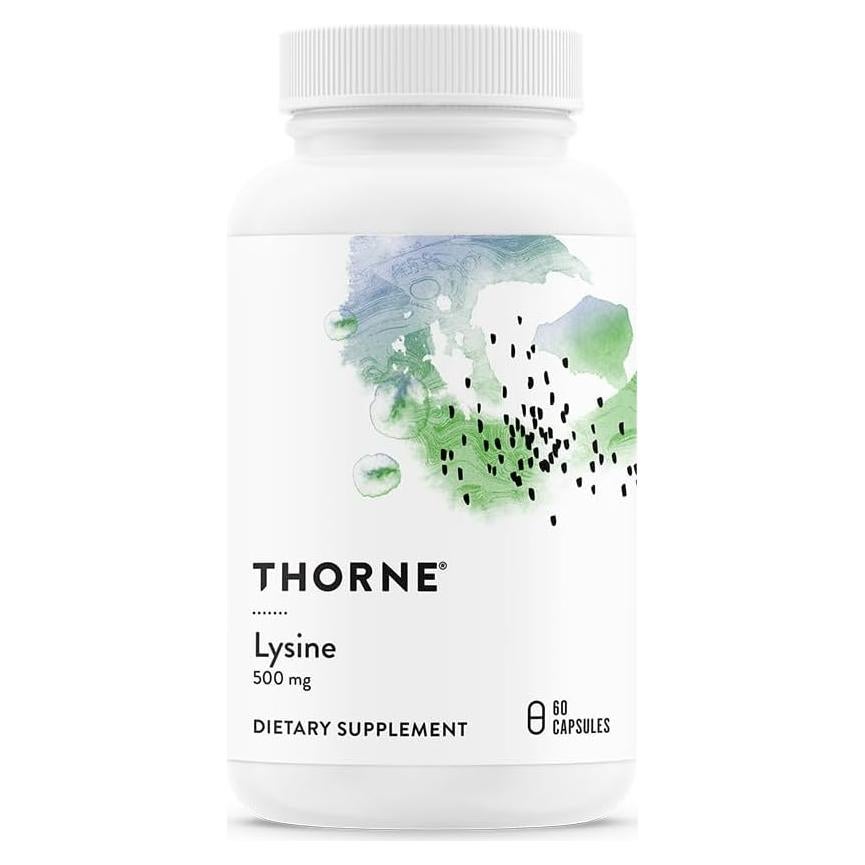 Lisina Thorne 500 mg - 60 Cápsulas para Salud Inmunológica
