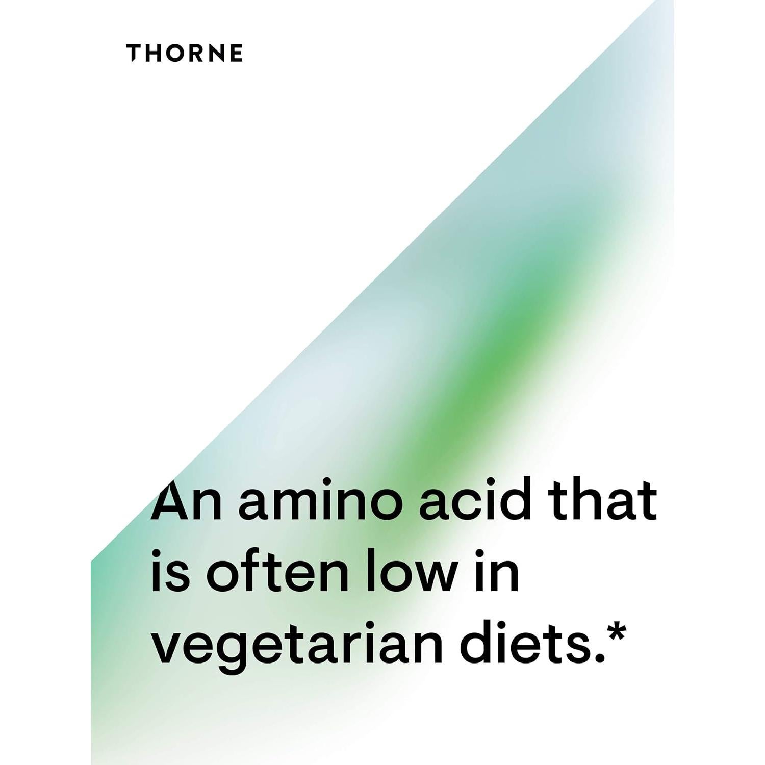 Lisina Thorne 500 mg - 60 Cápsulas para Salud Inmunológica