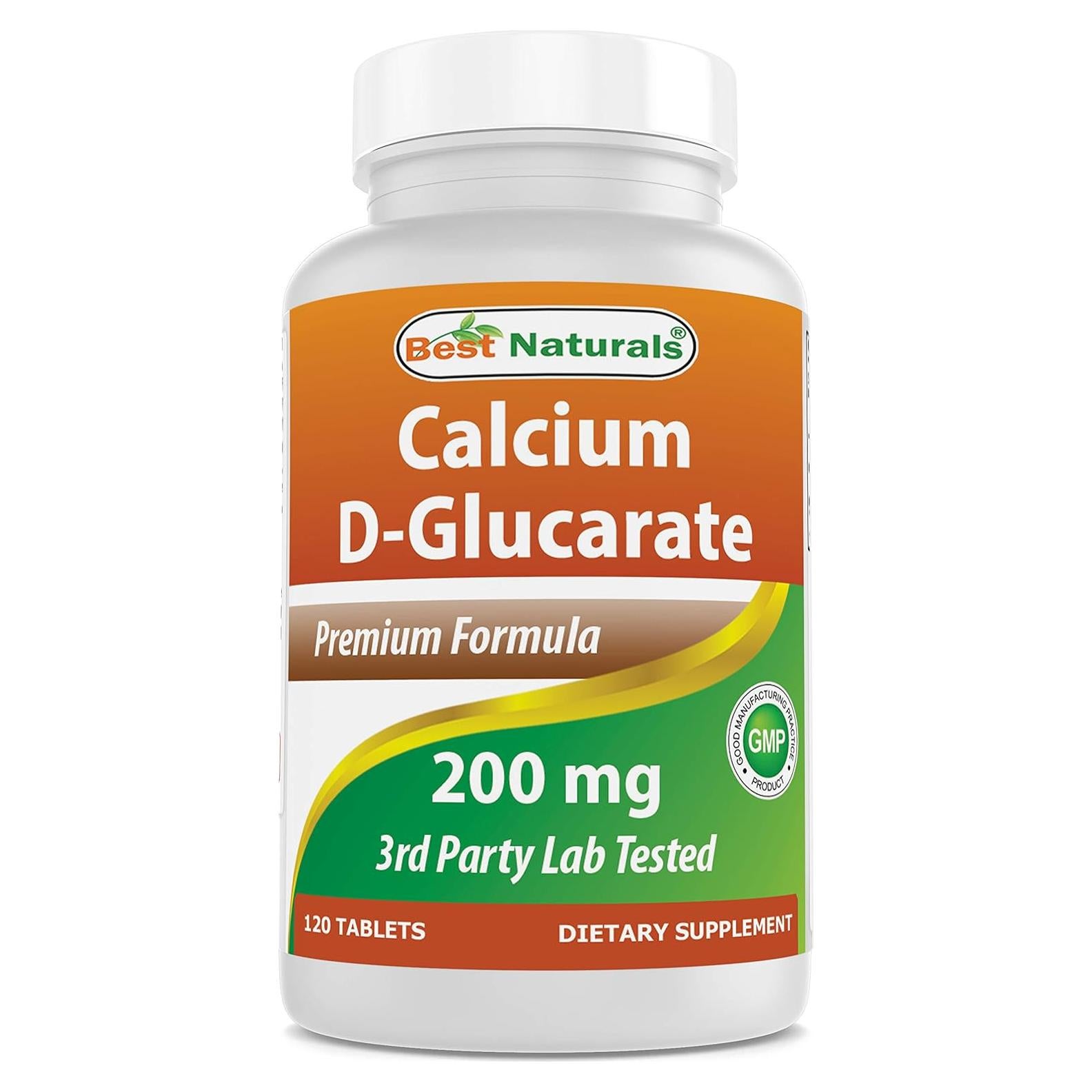 D-Glucarato de Calcio 200 mg Mejores Naturales 120 Tabletas